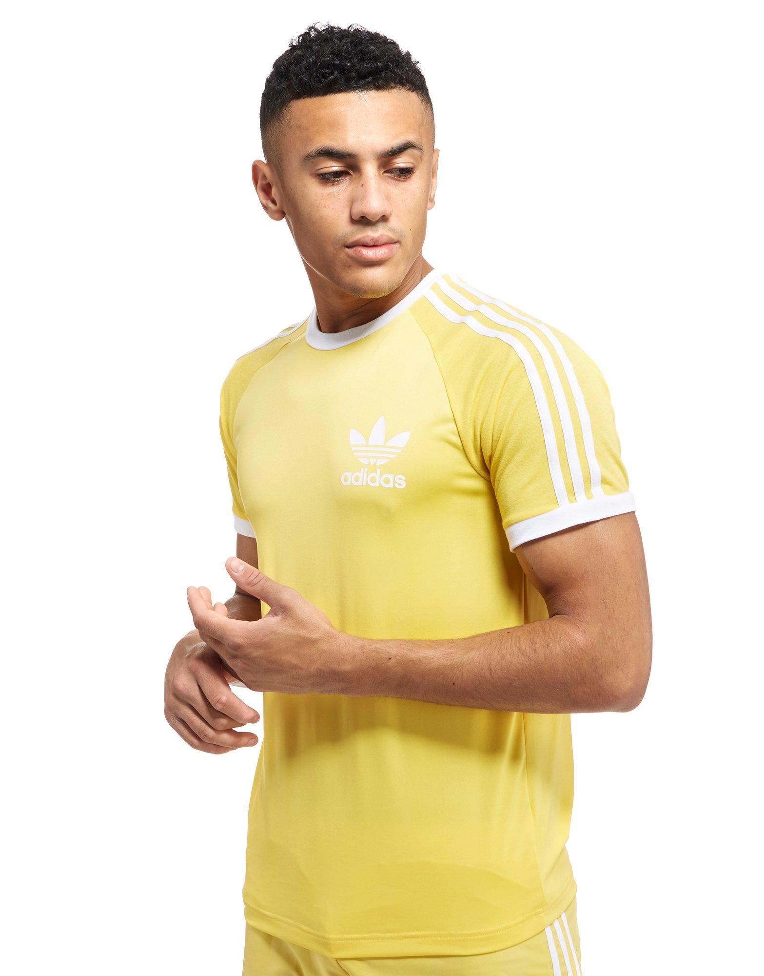adidas Originals Synthetic California Trefoil T-shirt in Yellow for Men -  Lyst