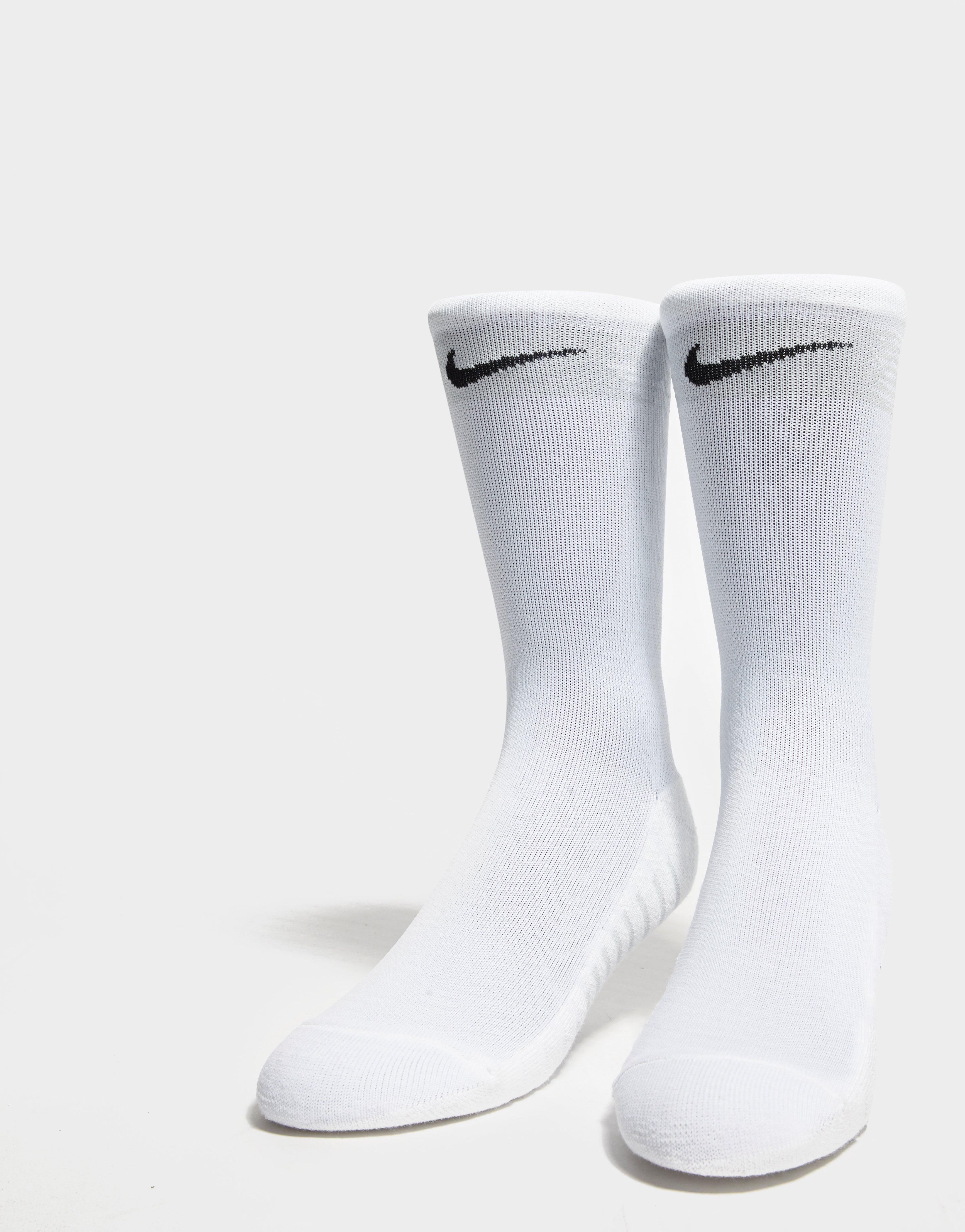 white nike soccer socks