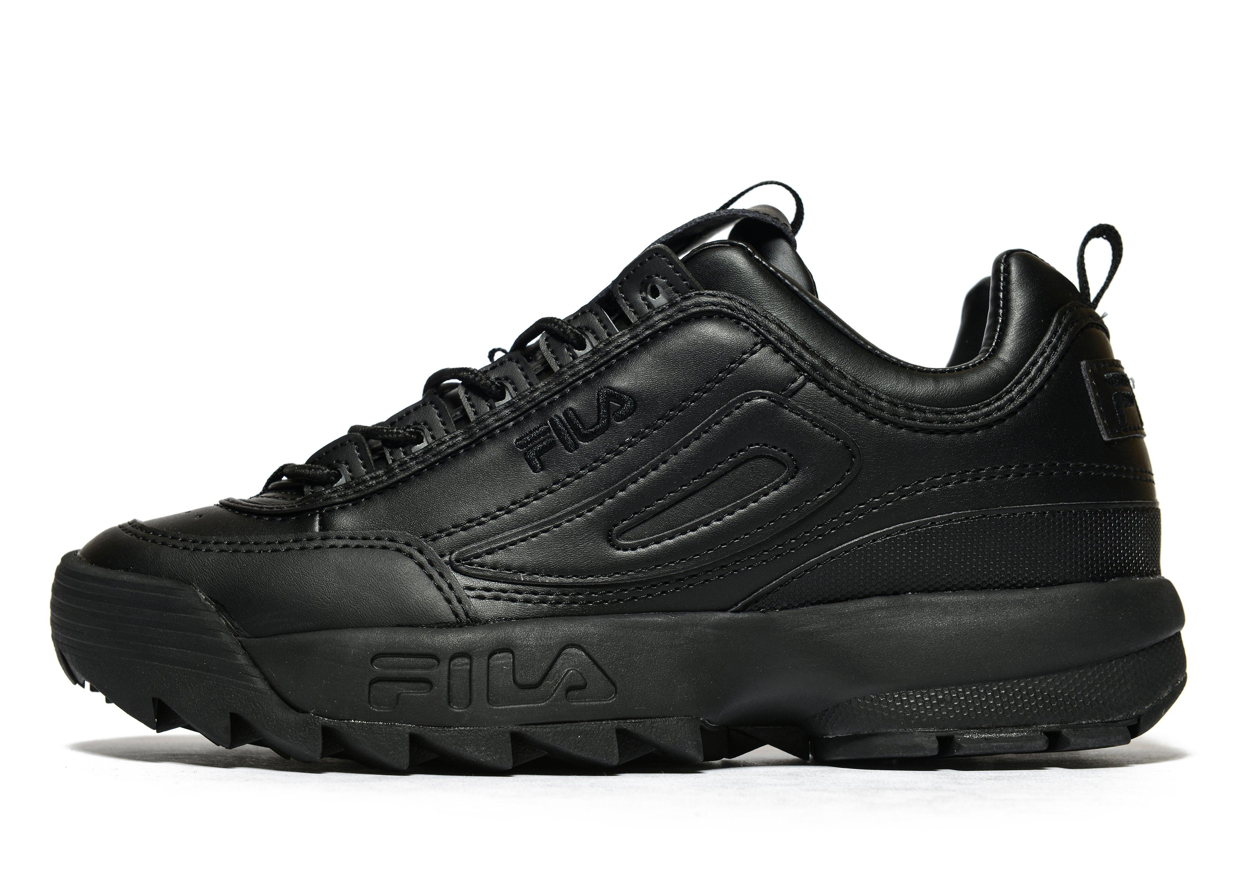 Fila Leather Disruptor Ii in Black for Men - Lyst