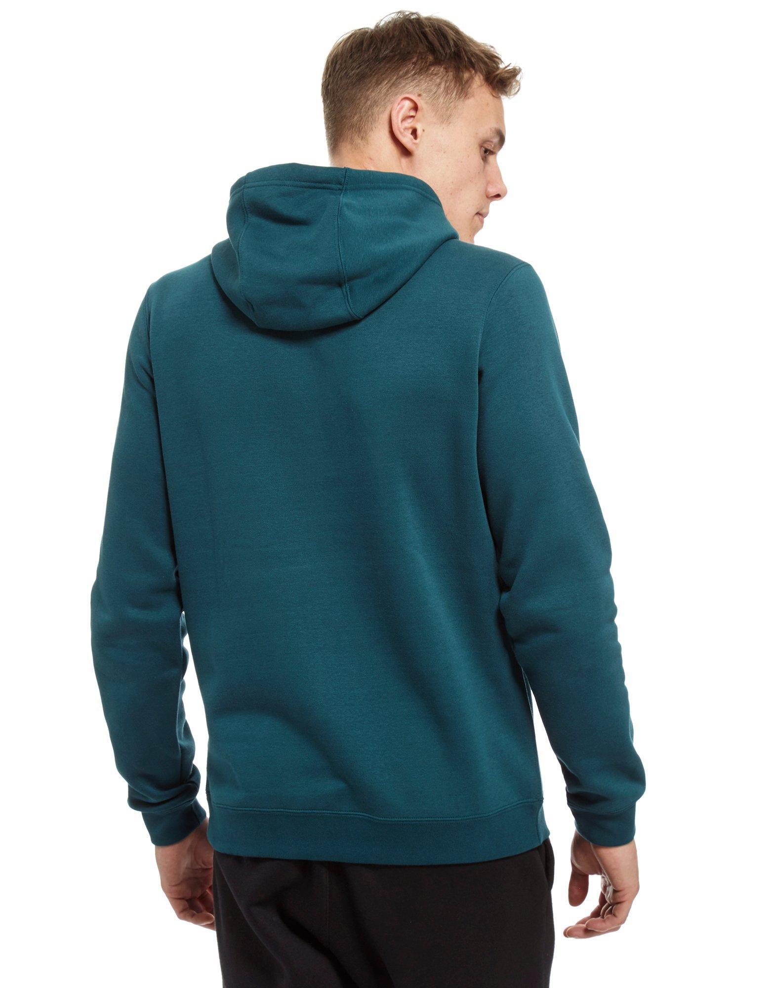 Nike Cotton Foundation Overhead Hoodie in Green/Blue (Blue) for Men - Lyst