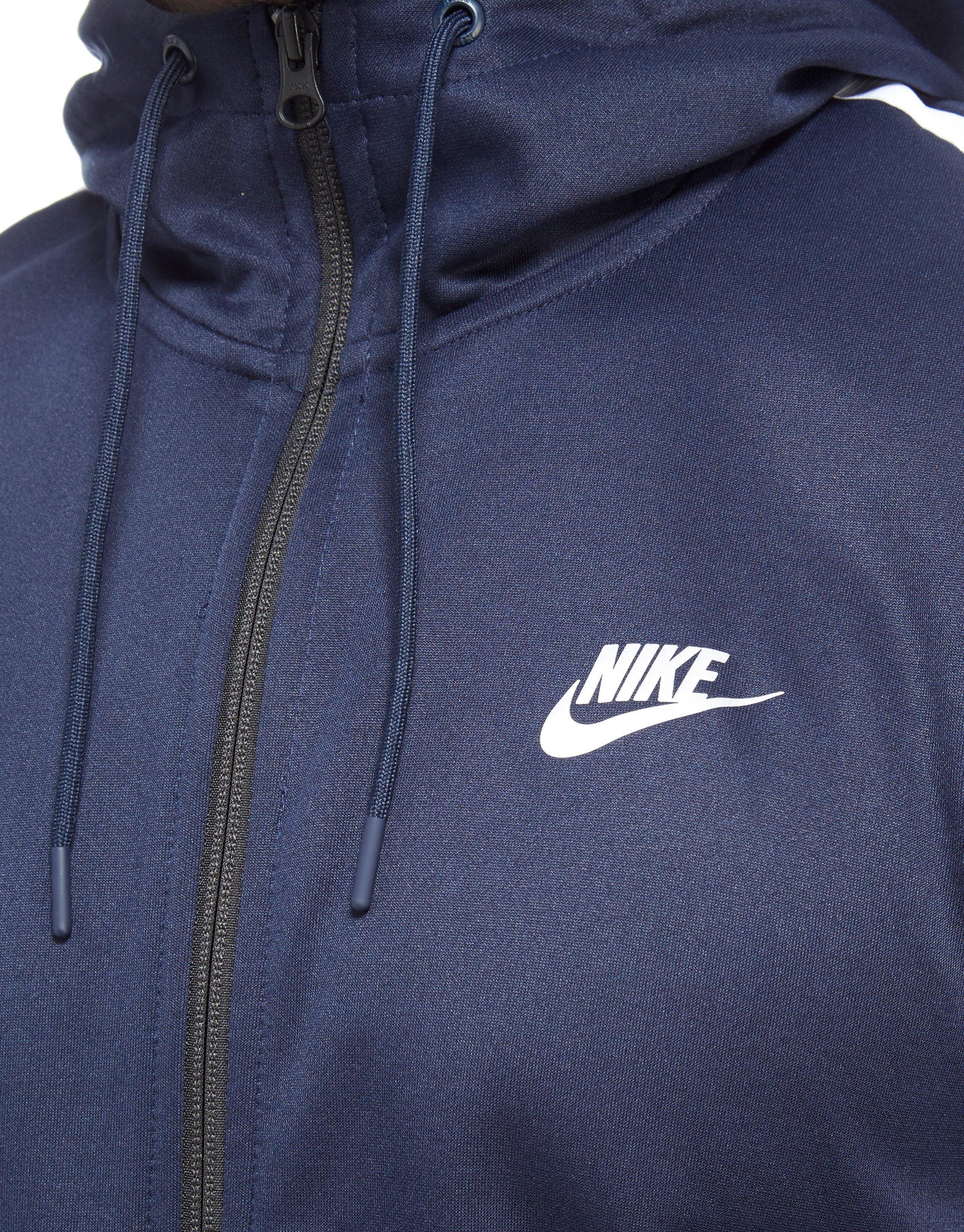nike tribute full zip poly hoodie