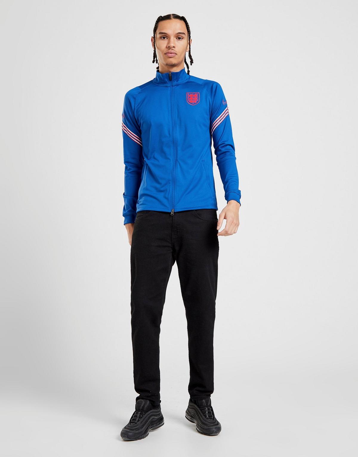 Nike Synthetic England Strike Track Jacket in Blue for Men - Lyst