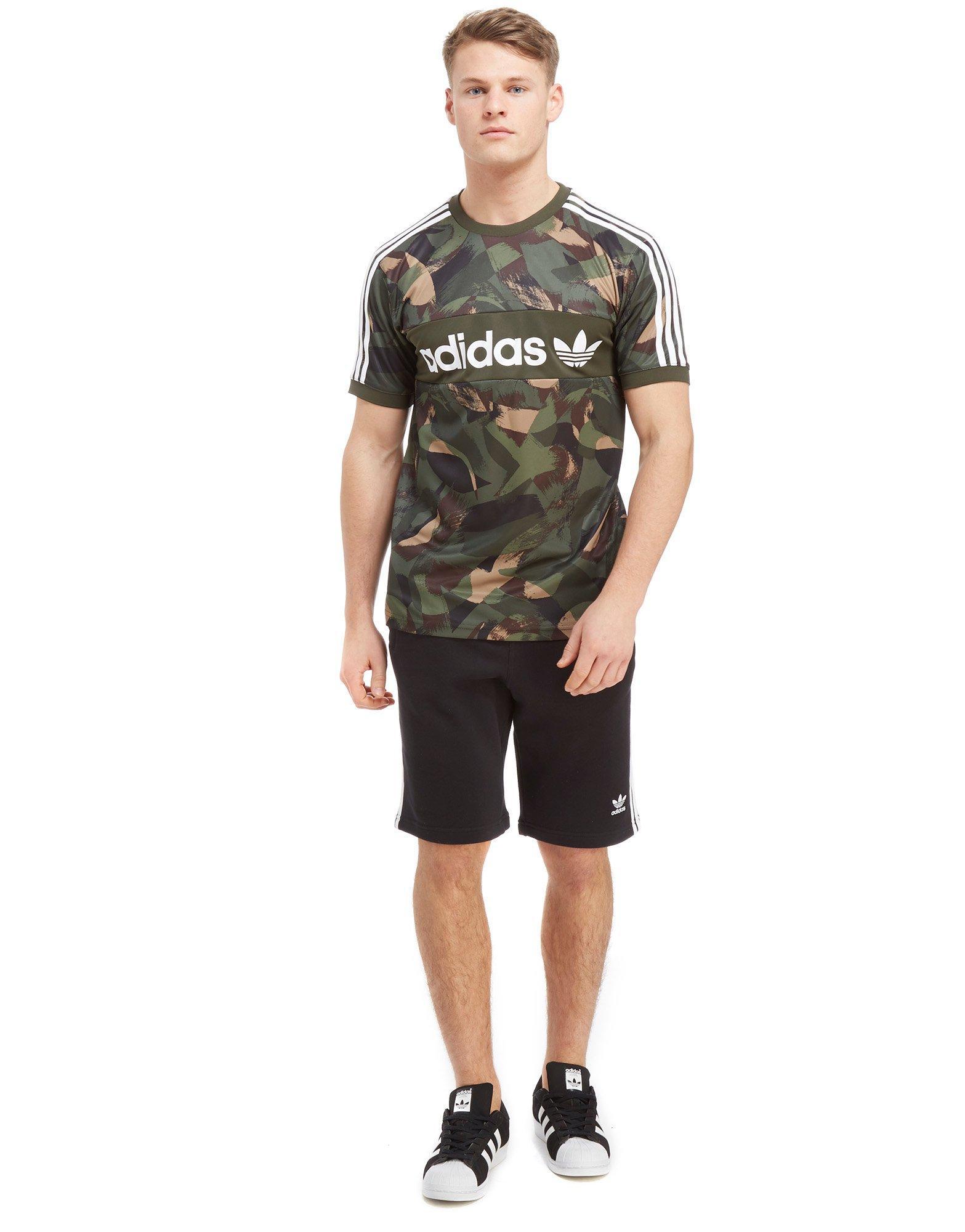 adidas camo linear t shirt mens