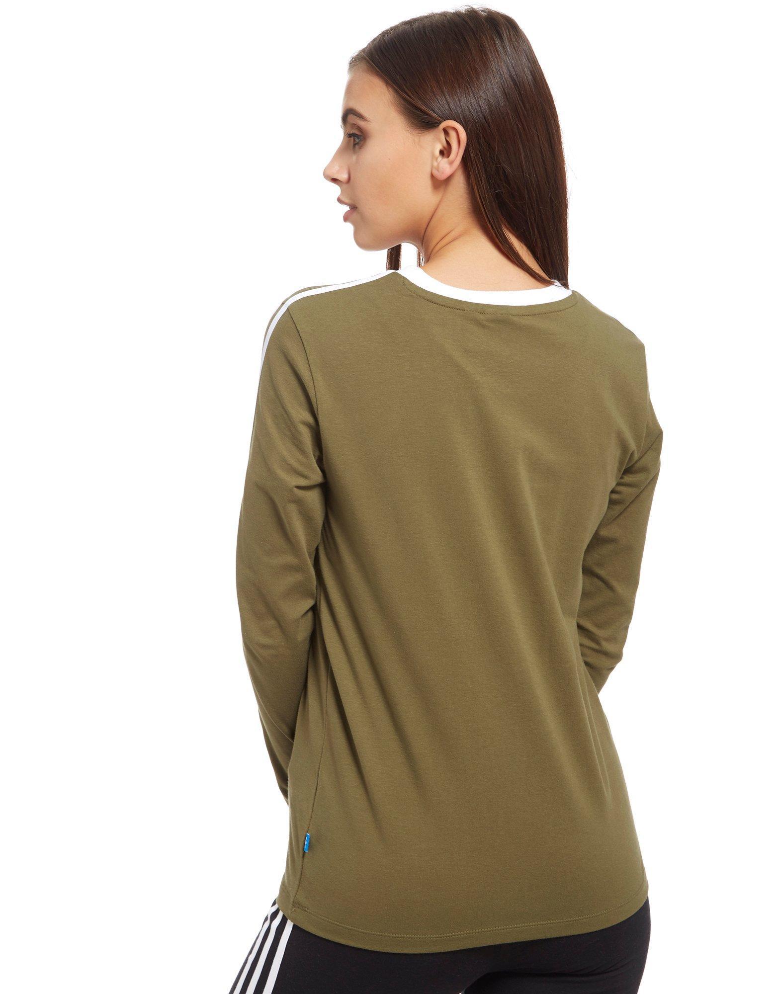 khaki adidas long sleeve top