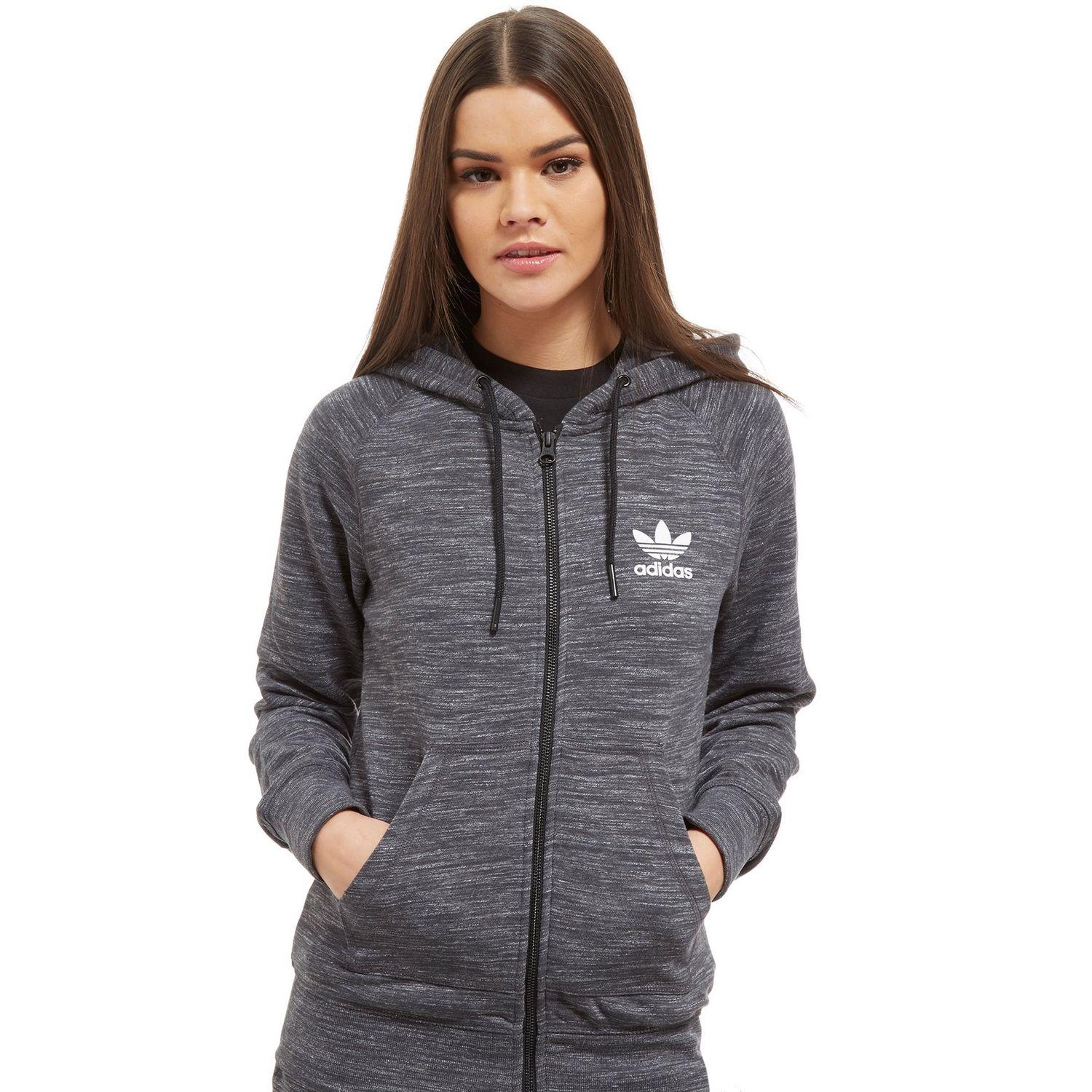 adidas originals premium spacedye full zip hoodie