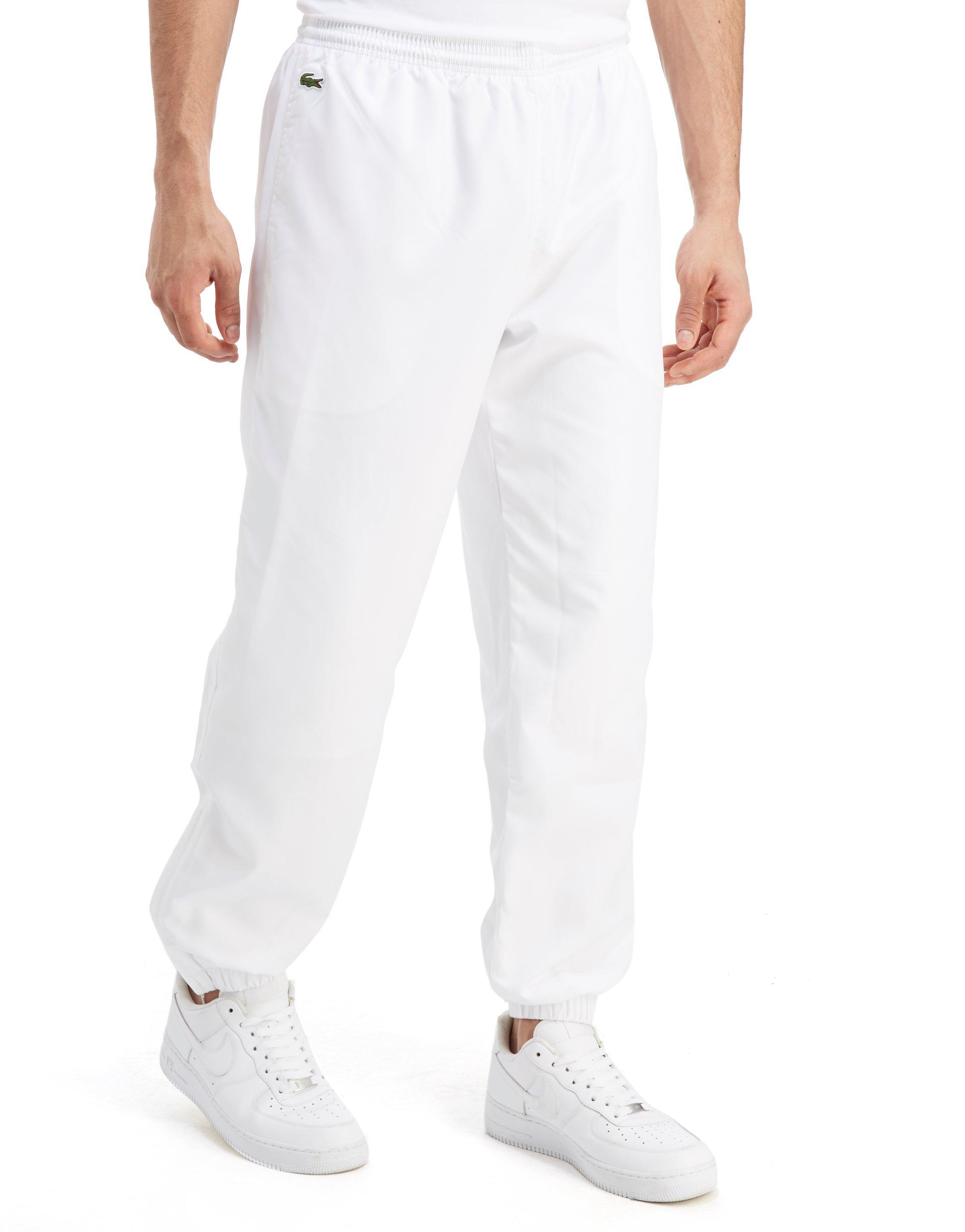Lacoste Synthetic Guppy Track Pants in White for Men - Lyst