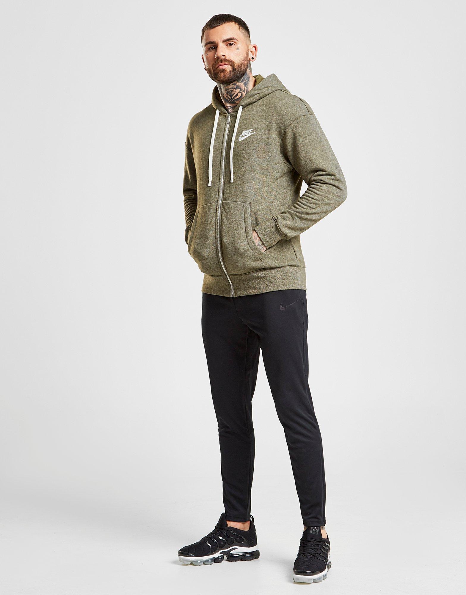 nike men's heritage full zip hoodie