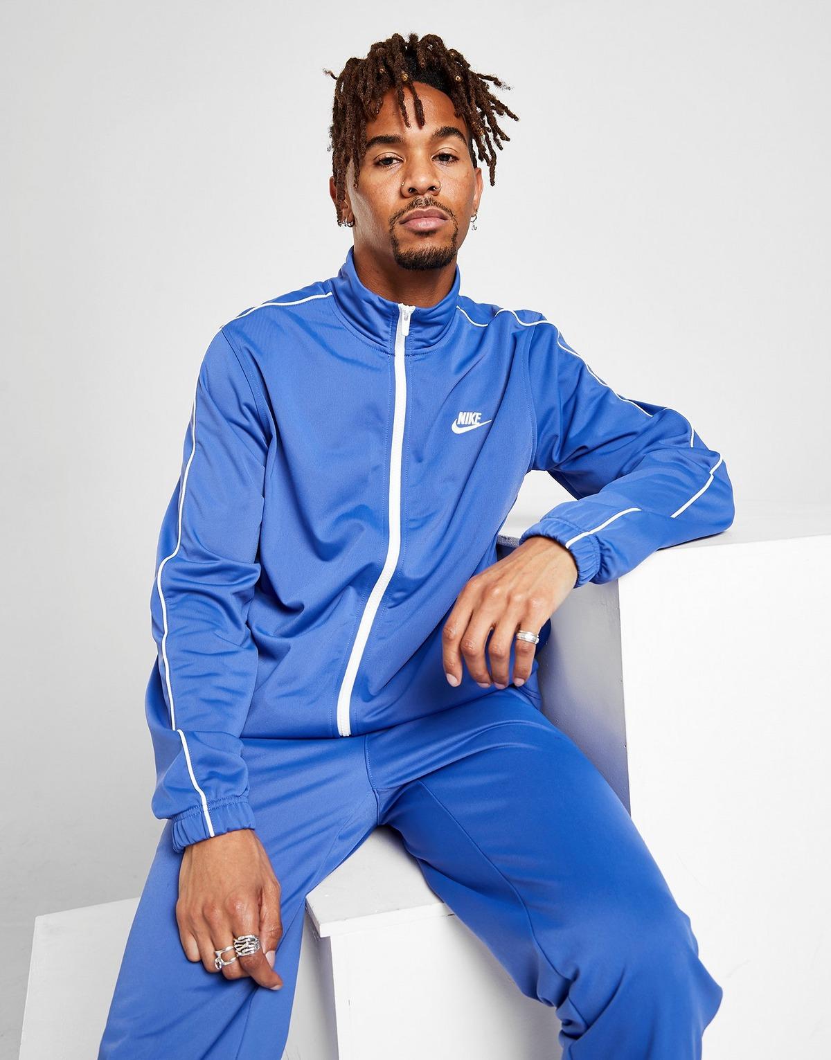 nike blue poly tracksuit