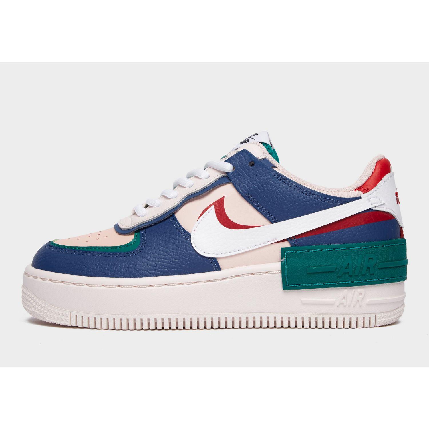 air force 1 pink green blue