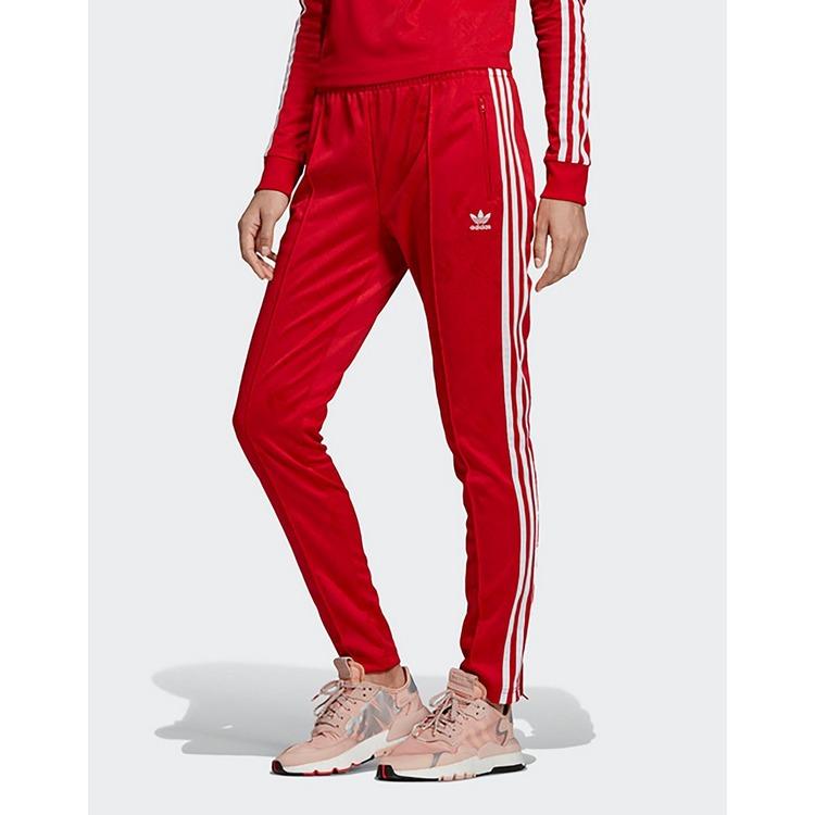 black and red adidas tracksuit