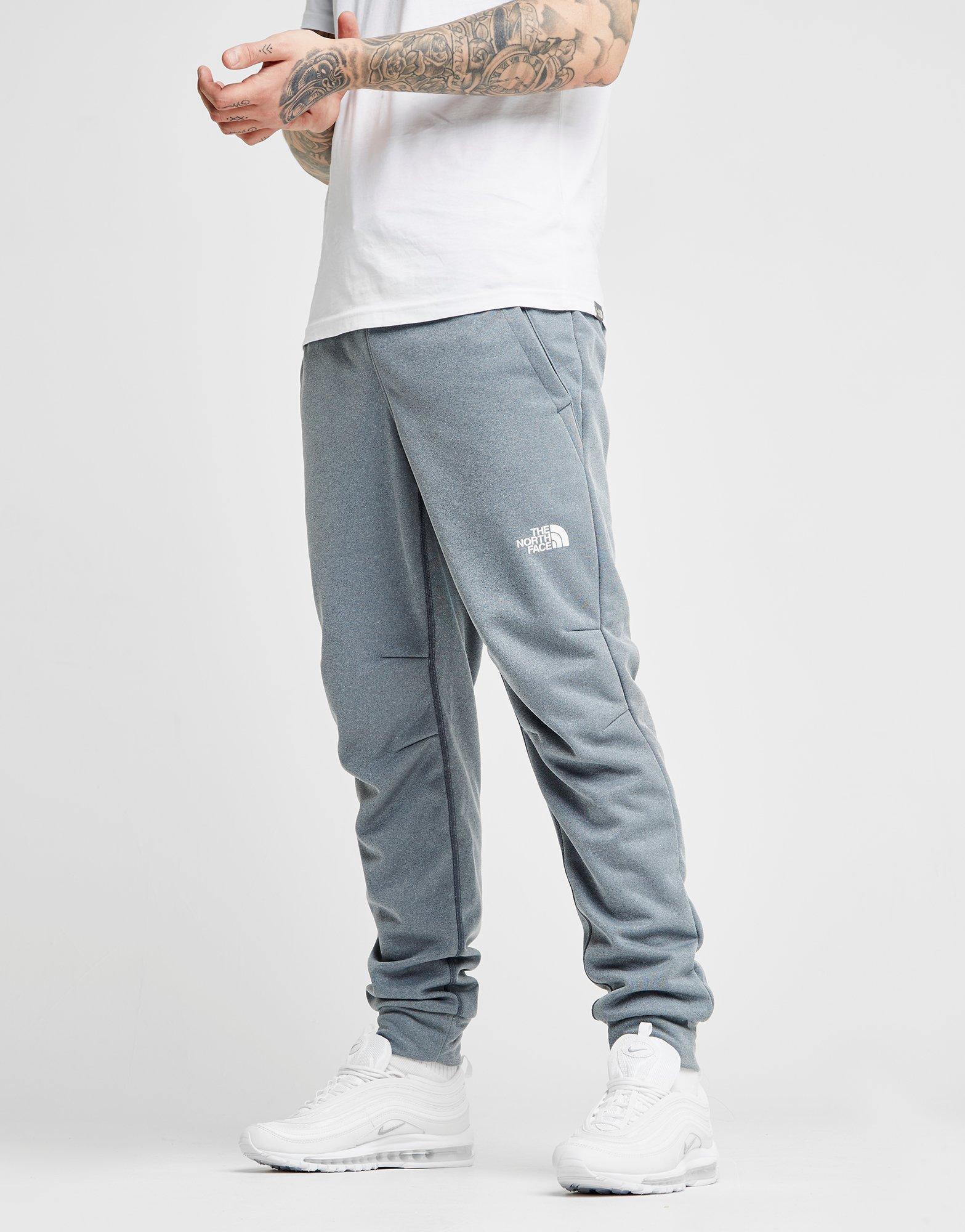 north face grey tracksuit bottoms mens