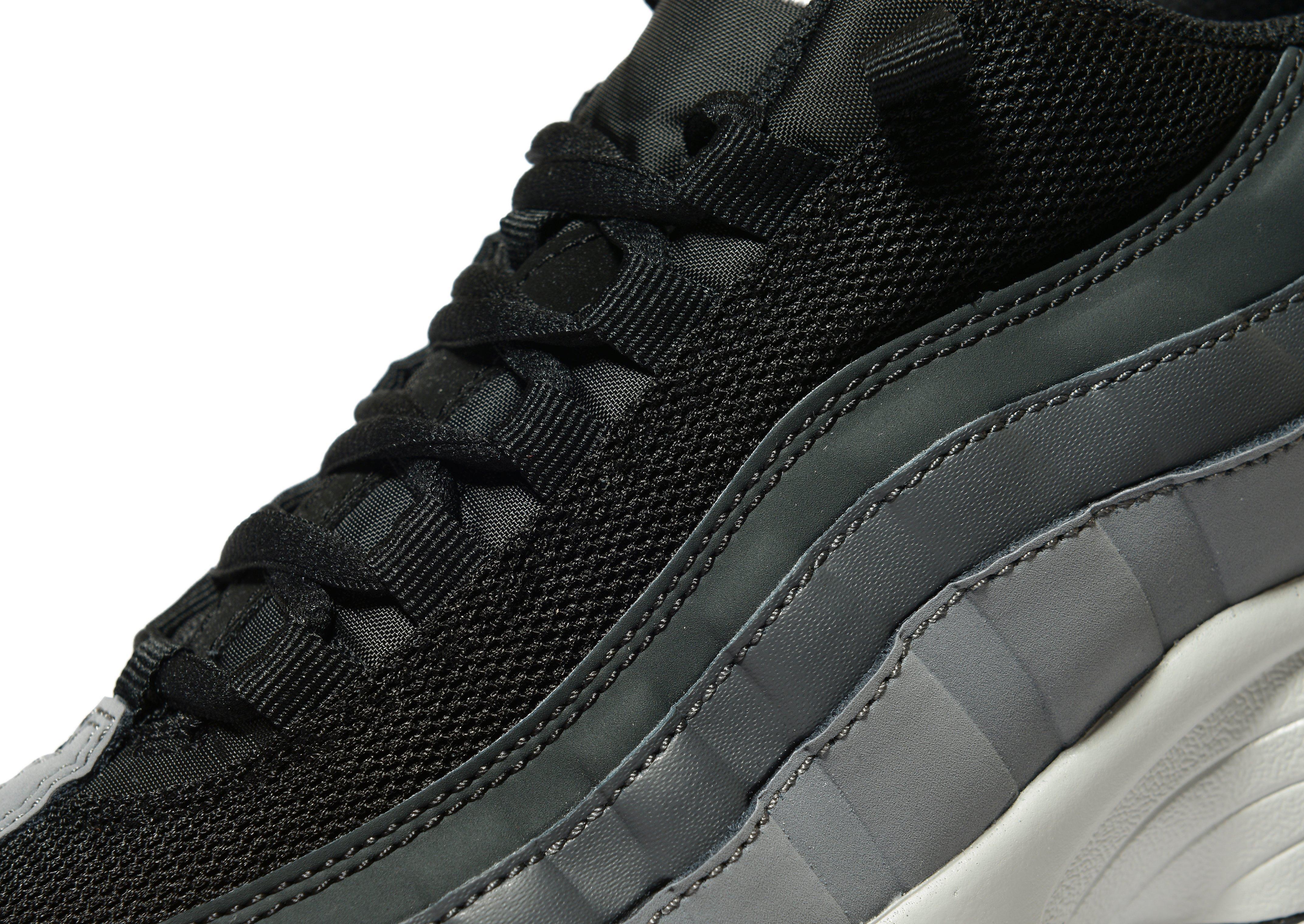Nike Leather Air Max 95 Junior in Black/Grey (Black) for Men - Lyst