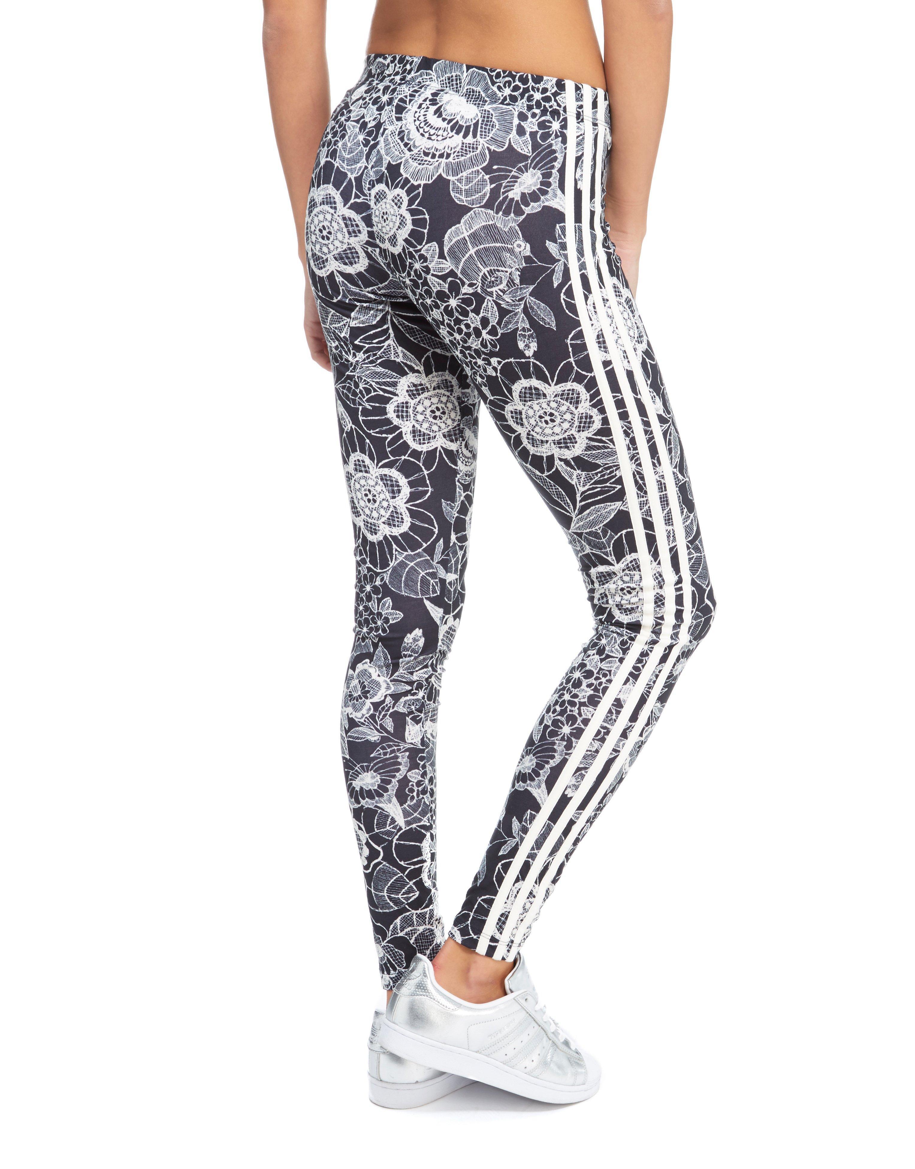 womens adidas leggings black