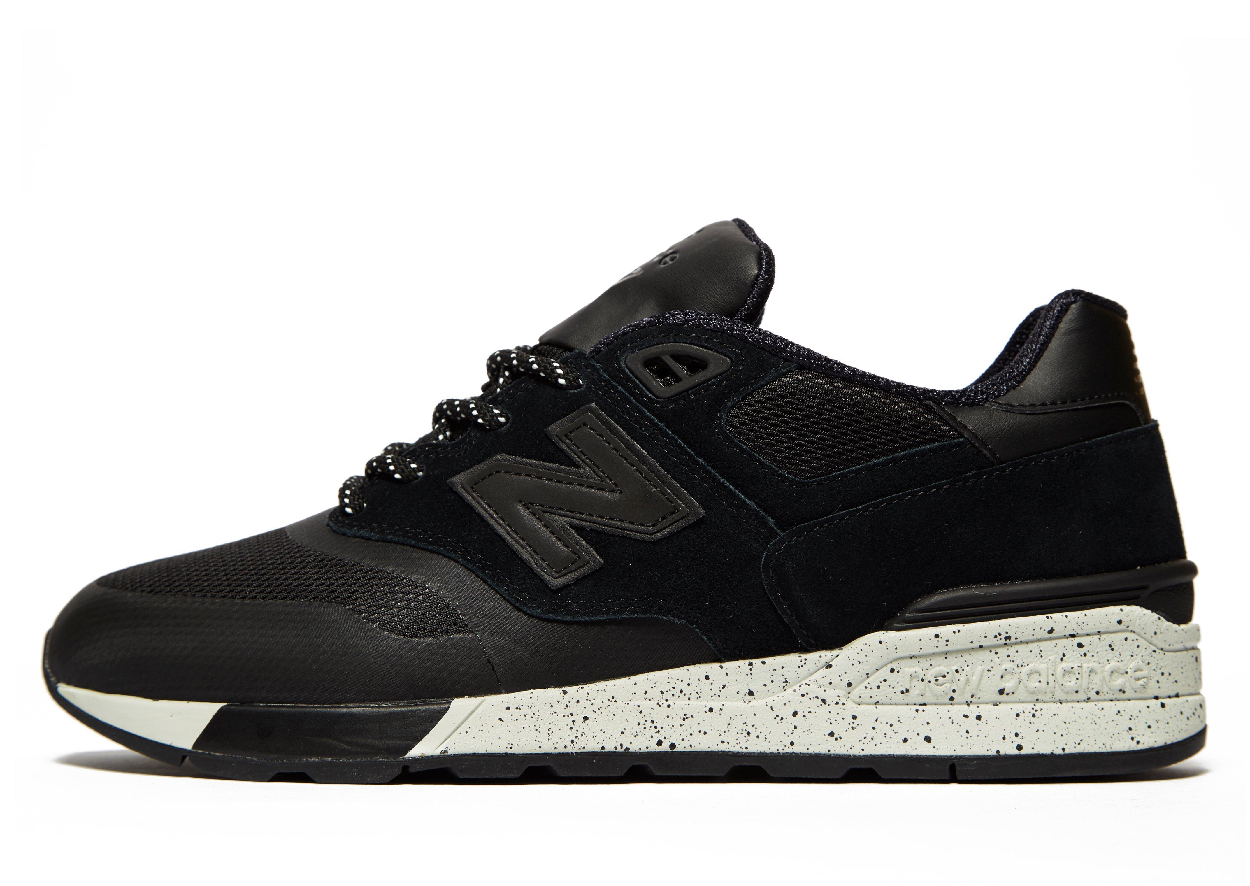 New Balance Suede 597 Blk/wht in Black/White (Black) for Men - Lyst