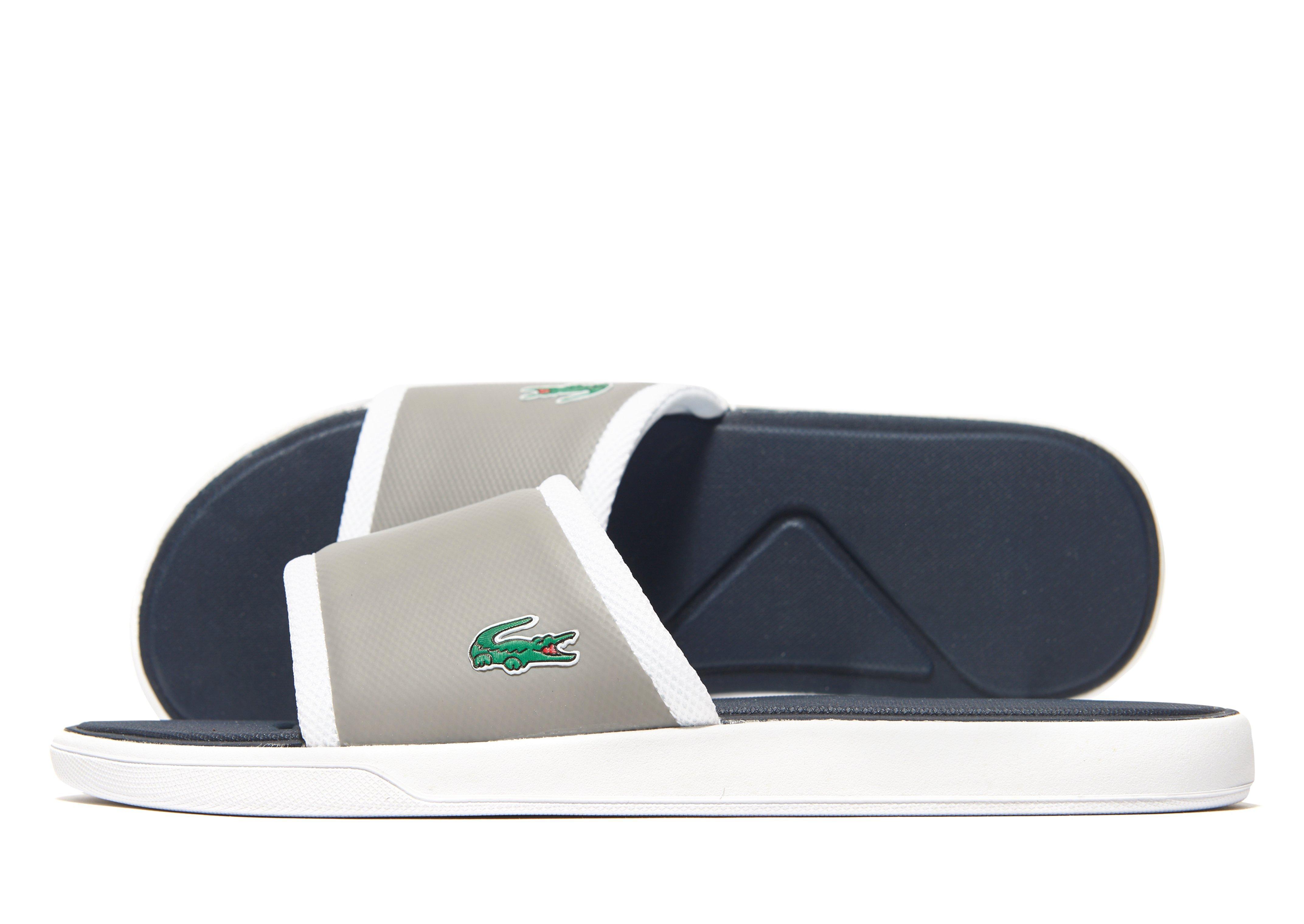 lacoste l30 slides navy
