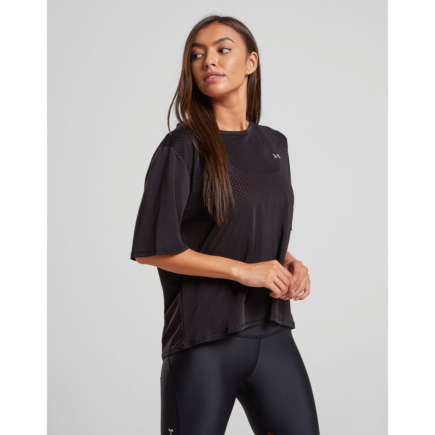 Under Armour Synthetic Mesh T-shirt in Black - Lyst