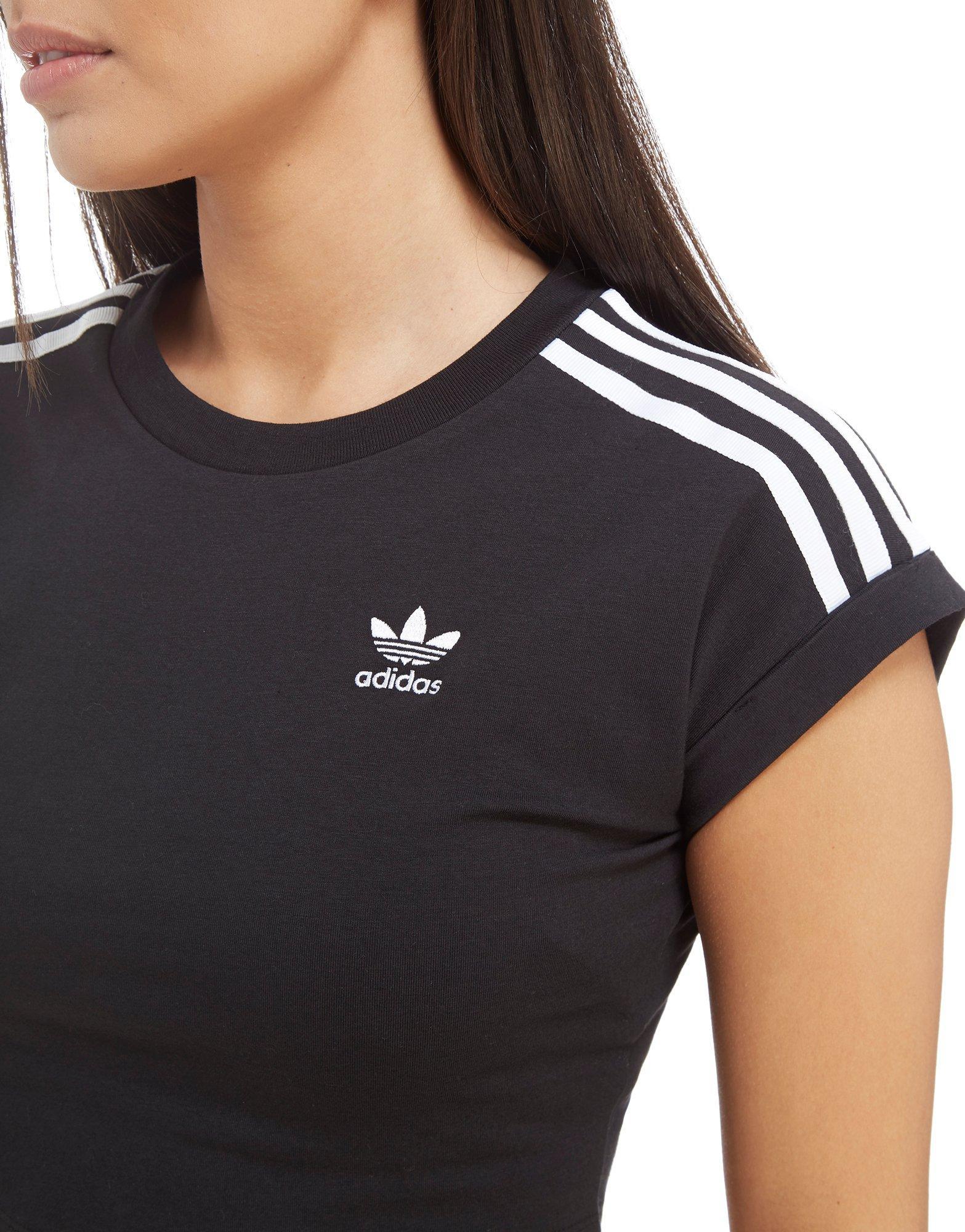 adidas crop graphic tee