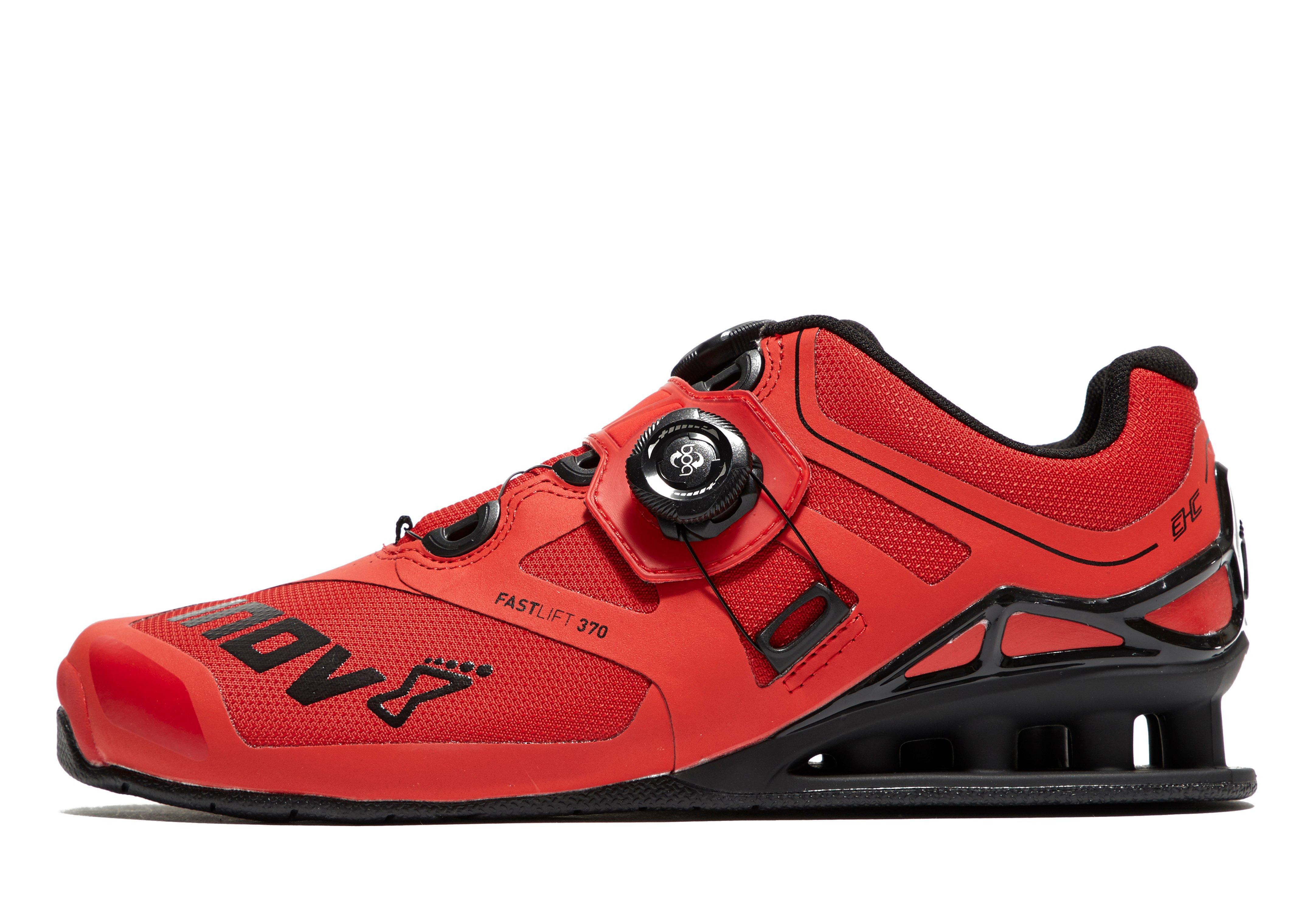Inov8 Synthetic Fastlift 370 Boa Sports Shoes in Red