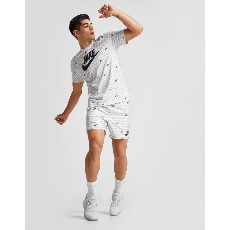 Nike hybrid all over print swim shorts Clearance
