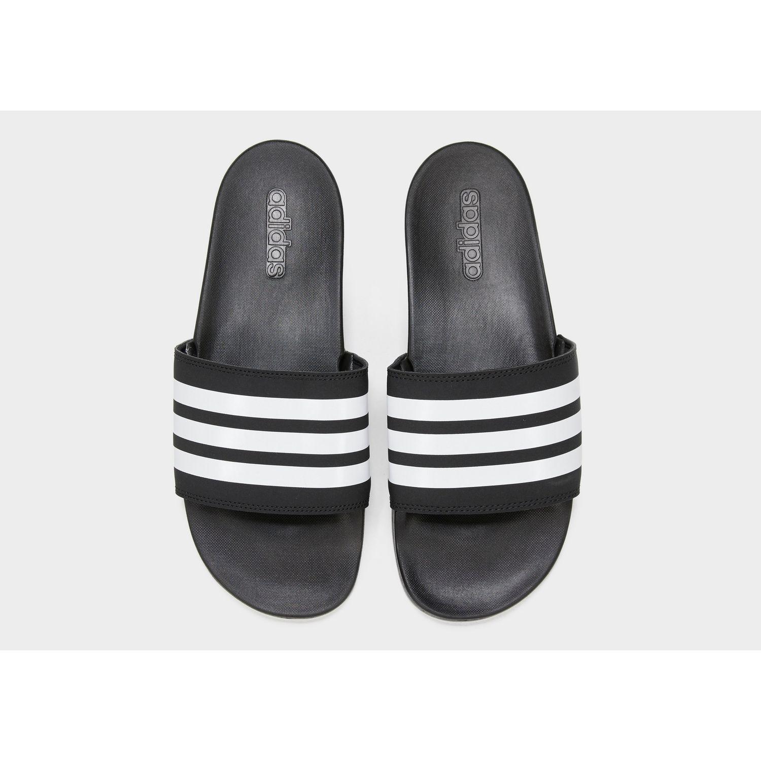 adilette cloudfoam plus stripes slides