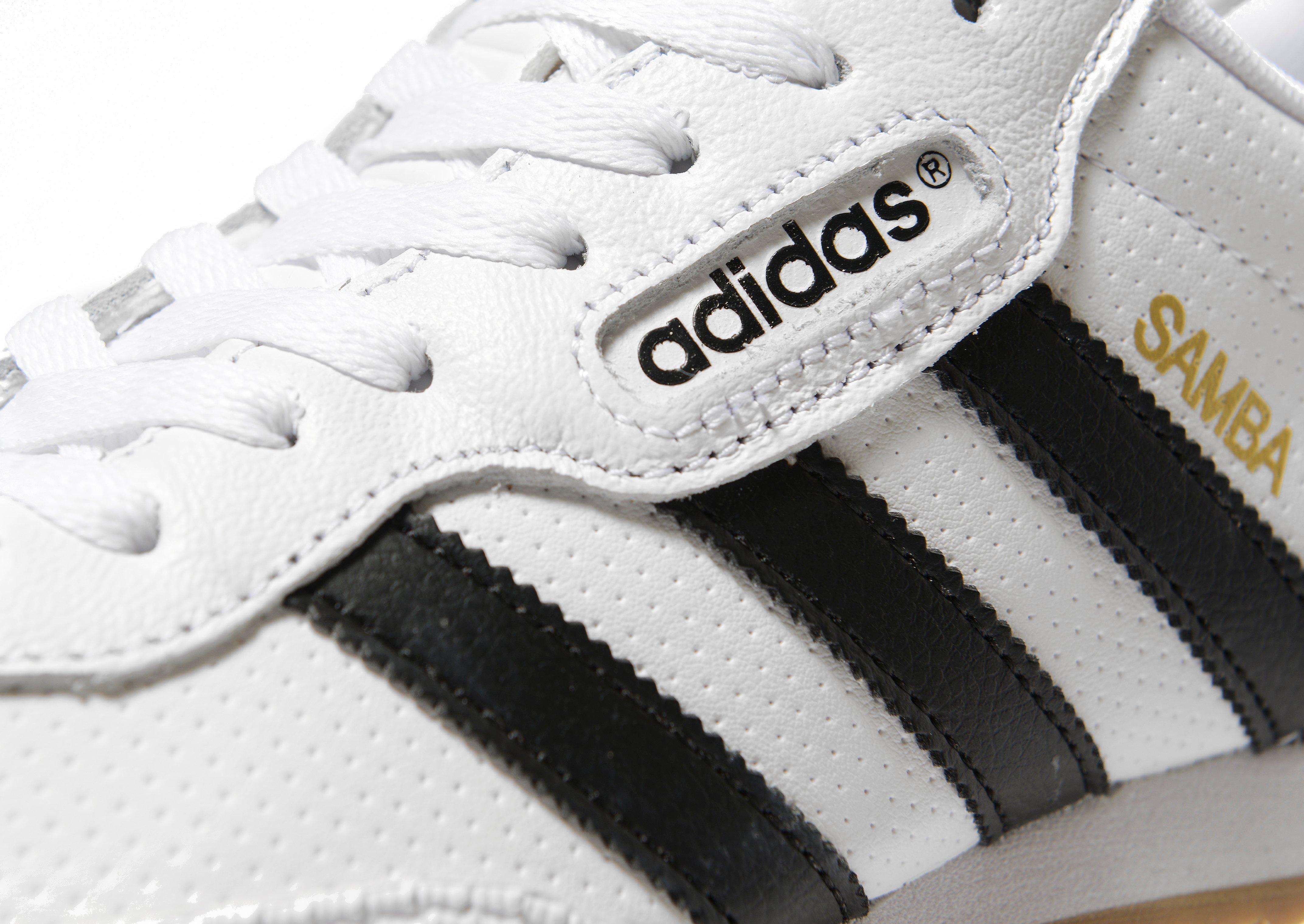 adidas samba super black white