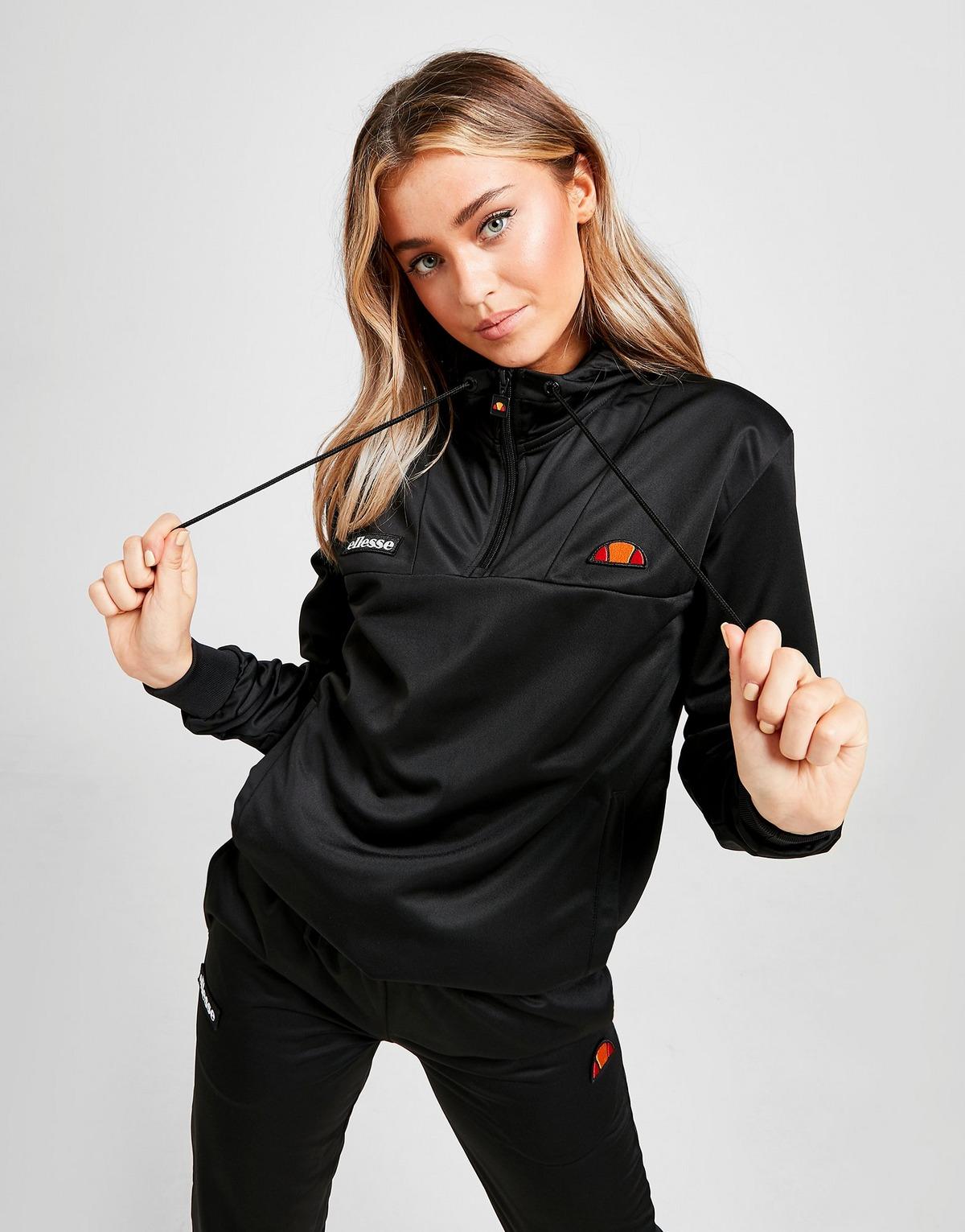Ellesse Synthetic Poly Tracksuit in Black - Lyst