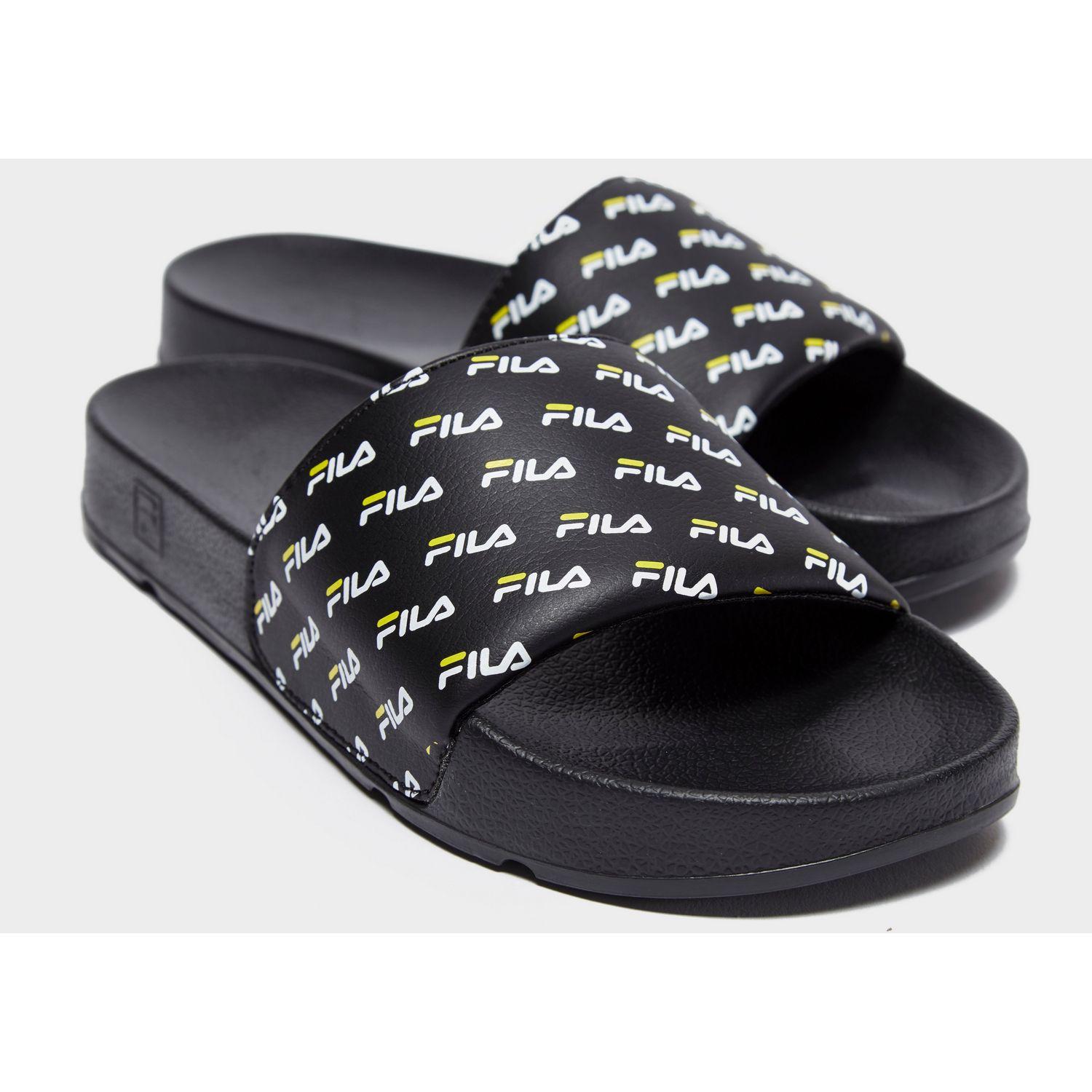fila slides yellow
