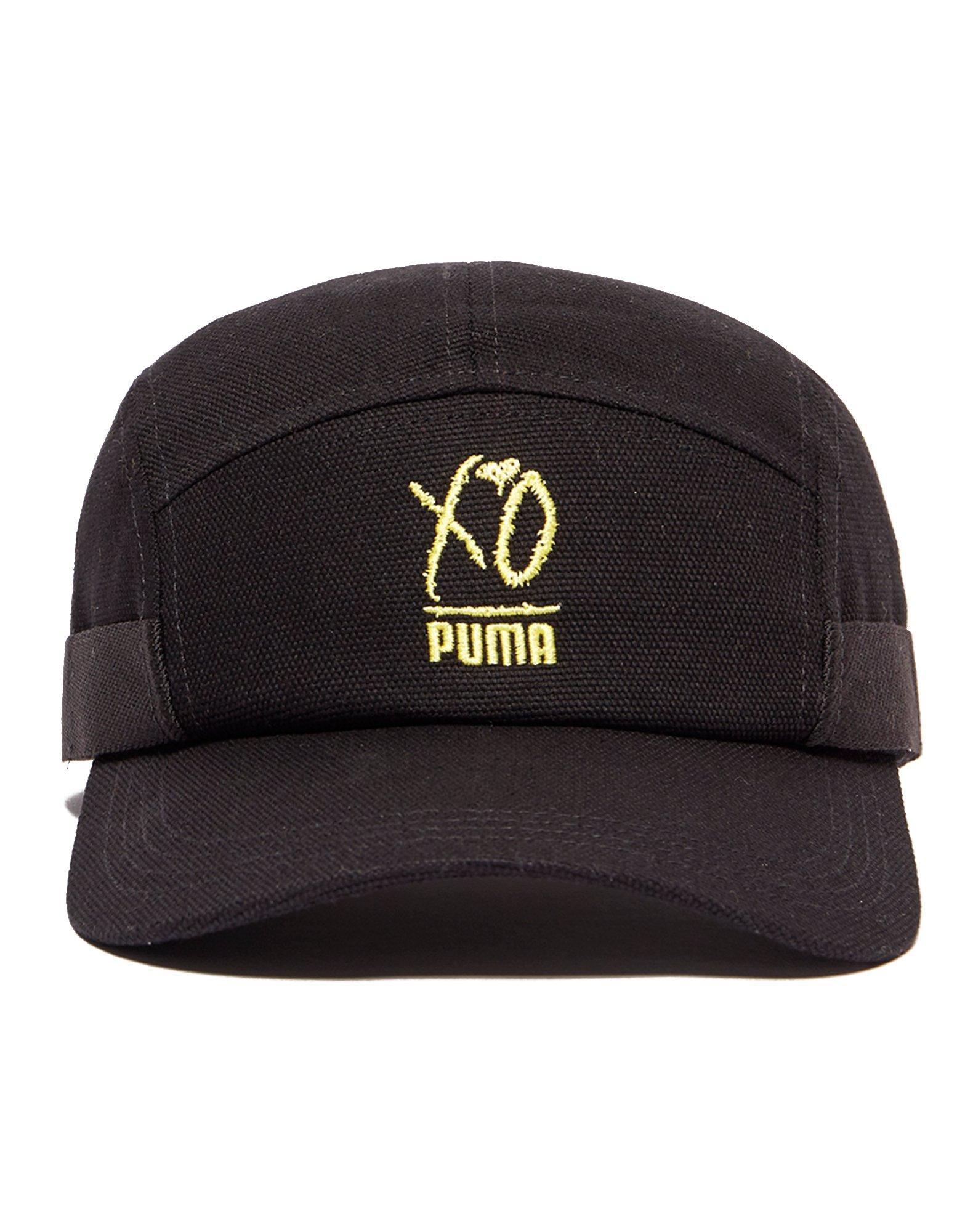 PUMA Cotton Xo Cap in Black for Men Lyst