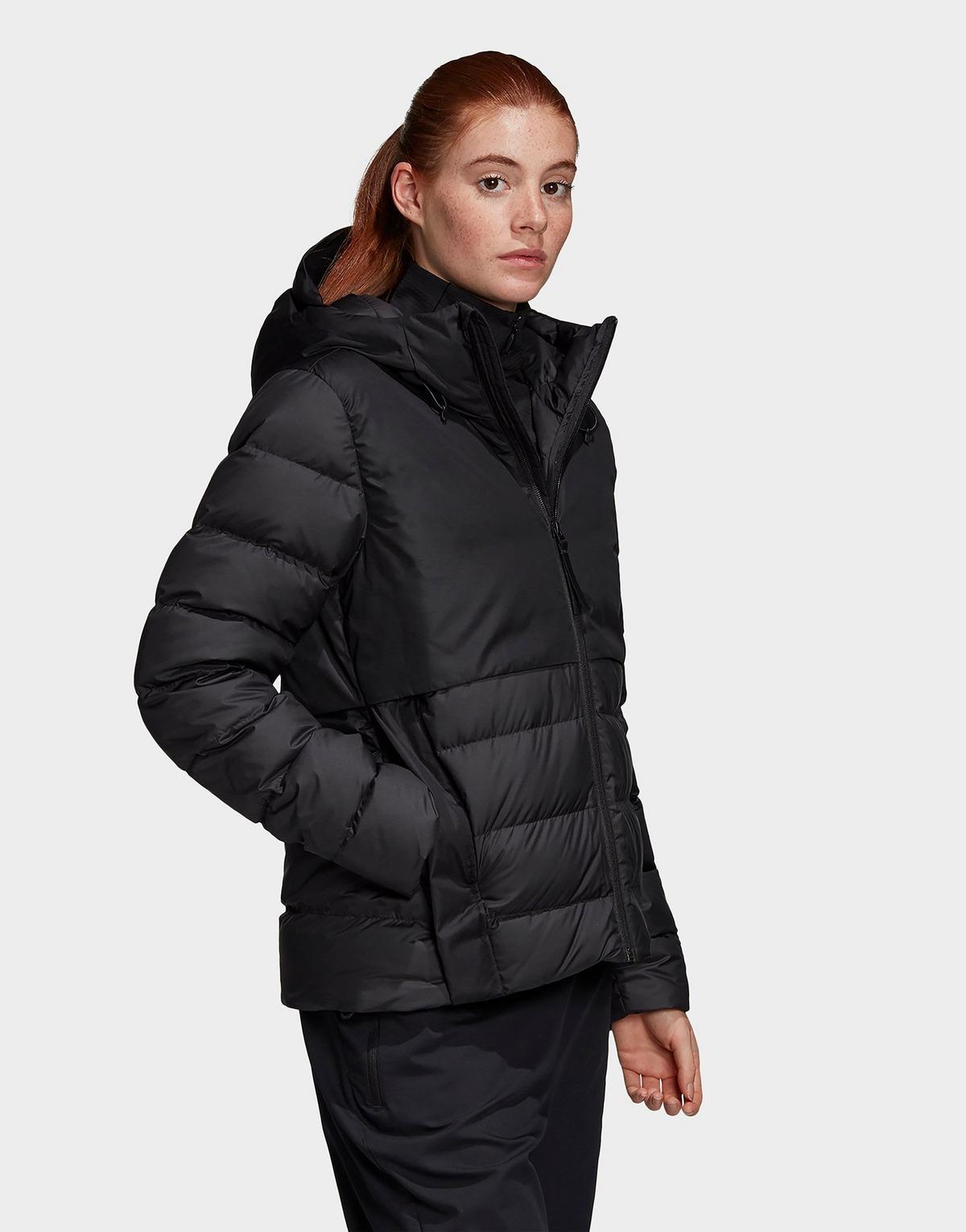 adidas Synthetic Traveer Cold.rdy Down Jacket in Black - Lyst