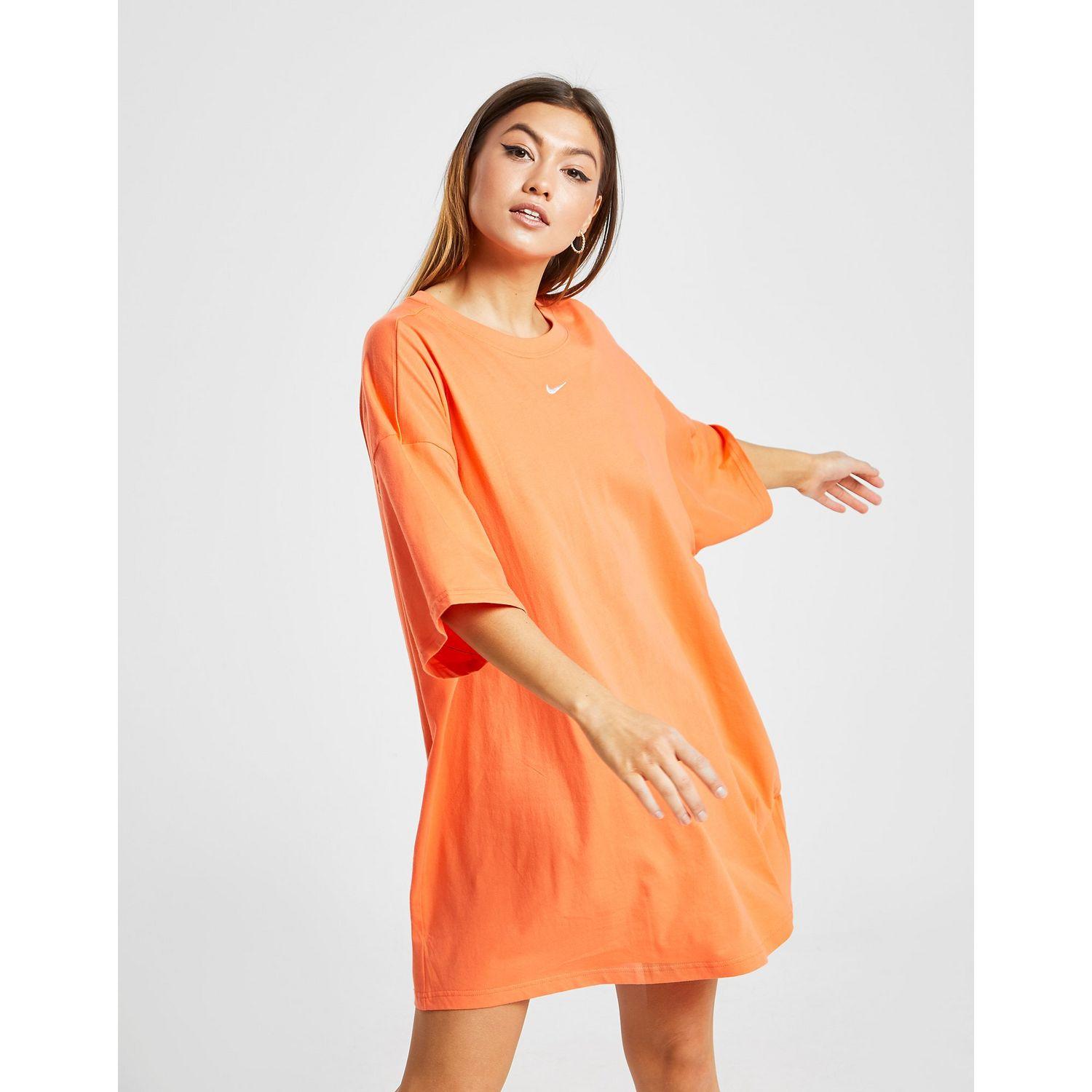 orange nike dress