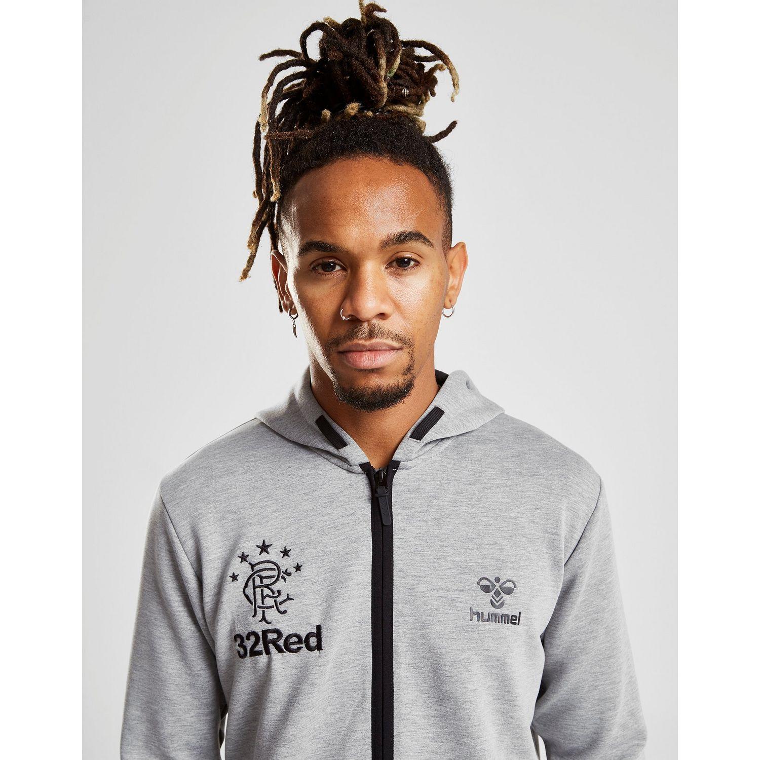 hummel rangers fc travel hoodie