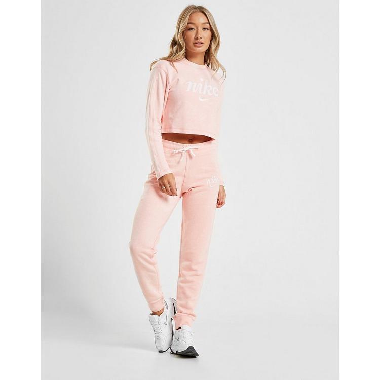 washed pink joggers
