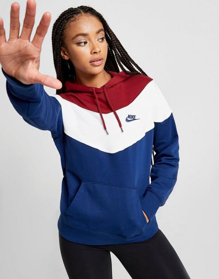 red white and blue nike hoodie