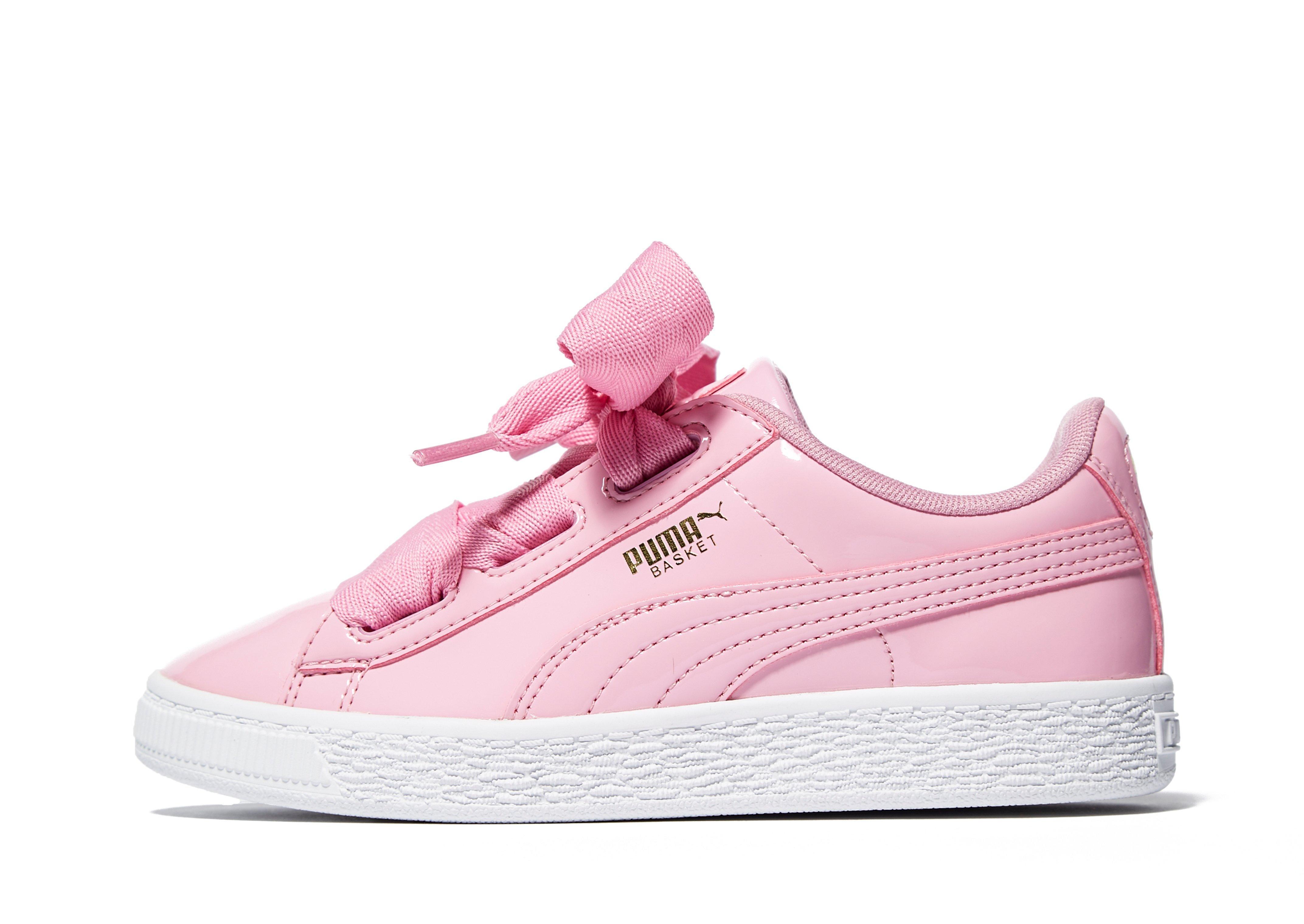 puma slip ons kids pink