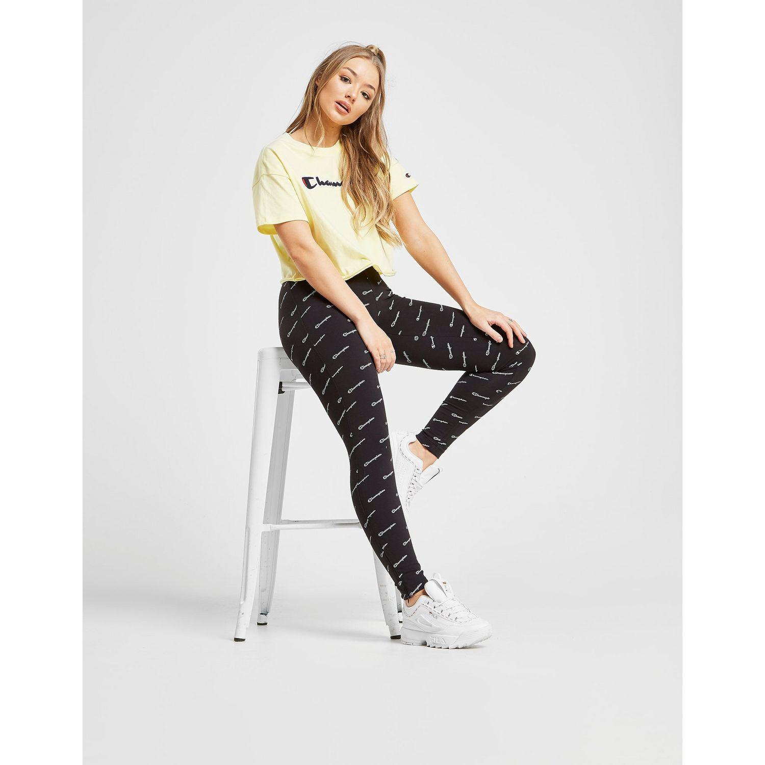 champion all over print leggings