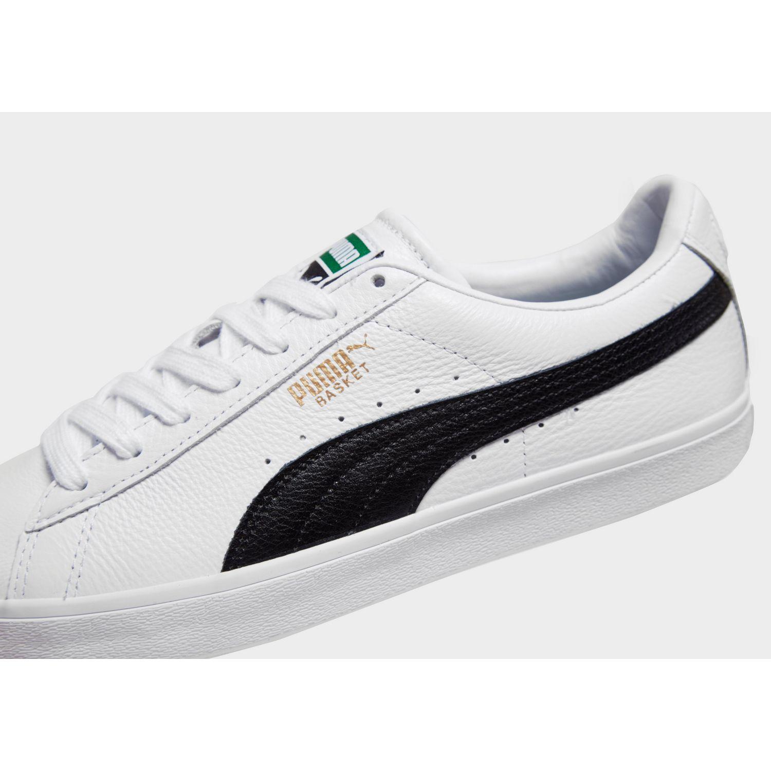 puma basket vulc white