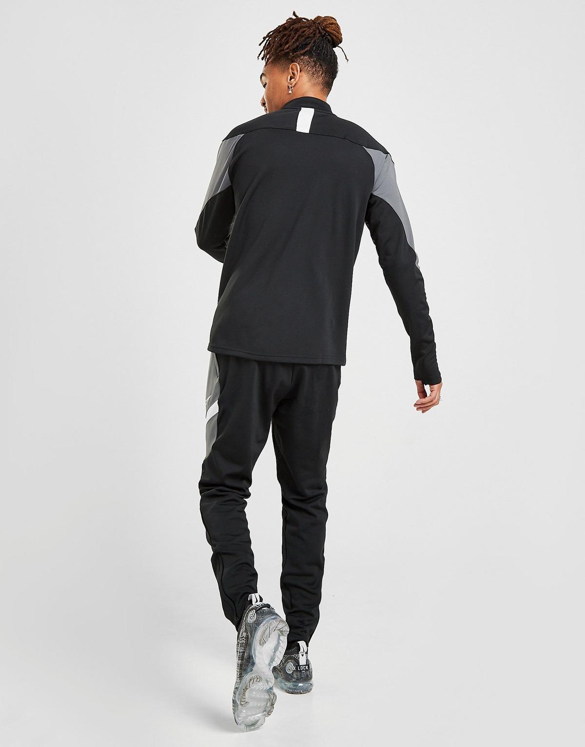 nike black poly tracksuit