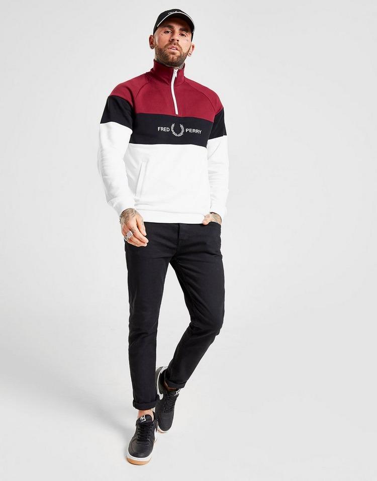 fred perry burgundy sweatshirt