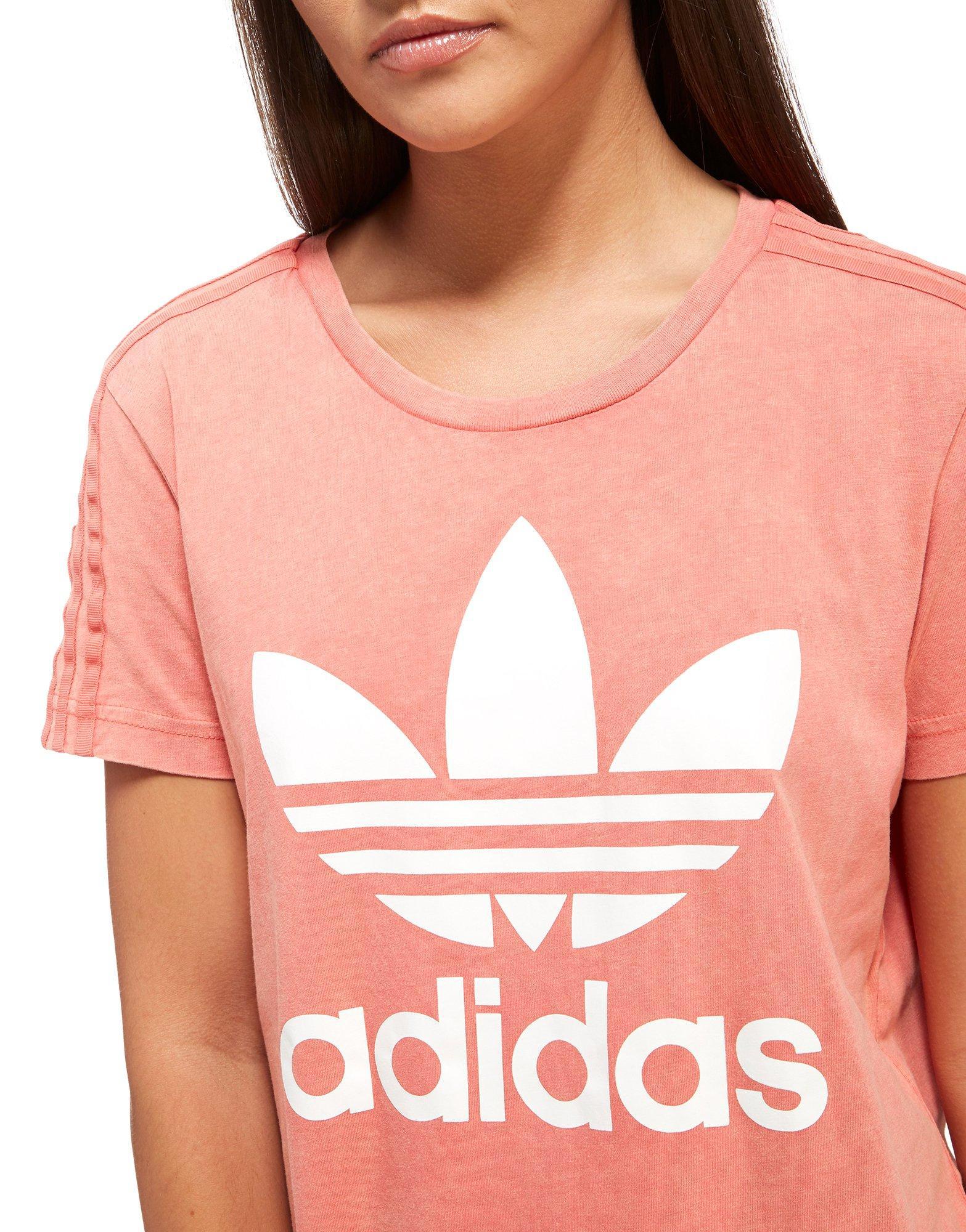 adidas pink t shirt dress
