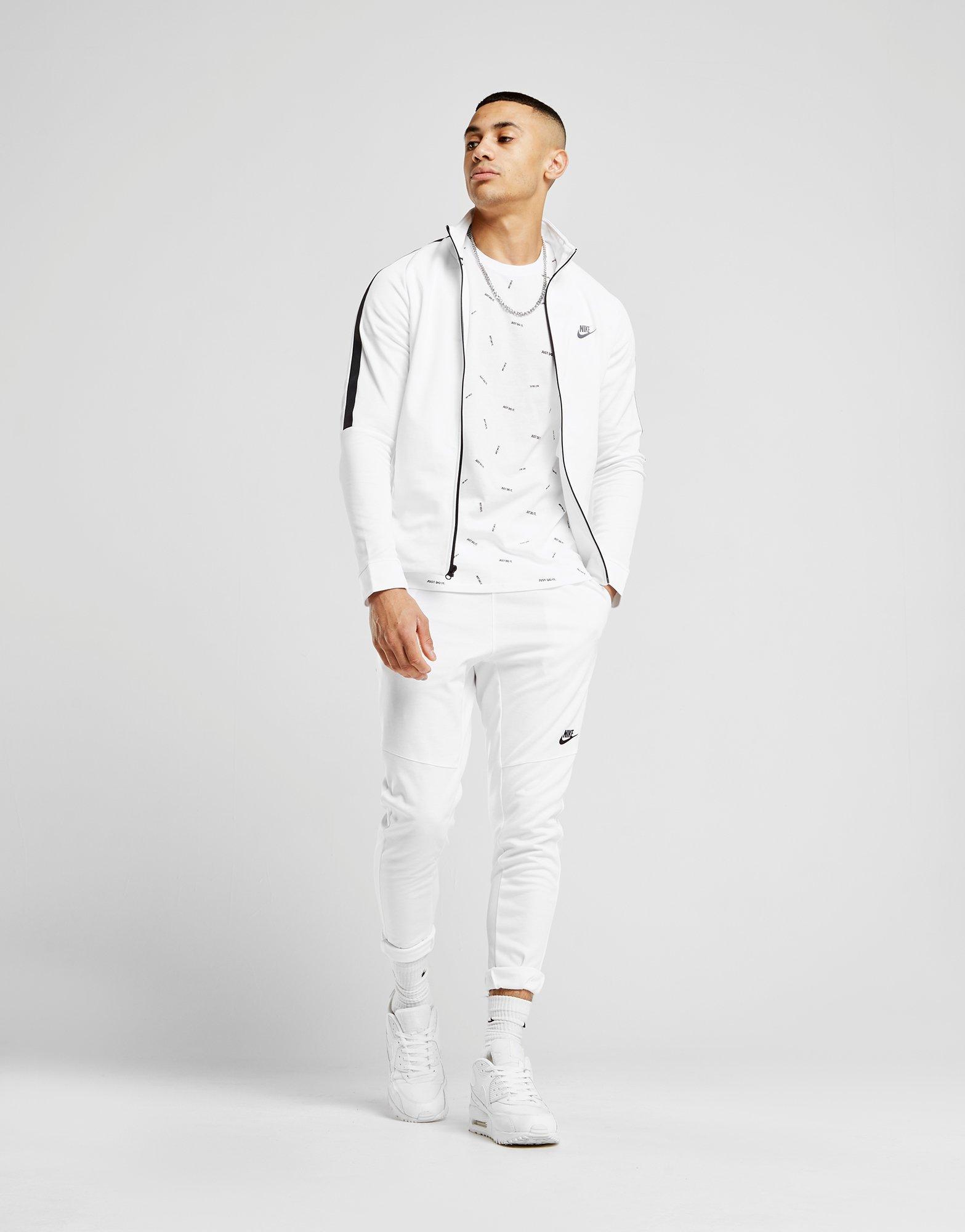 Nike Synthetic Tribute Track Top in White for Men - Lyst