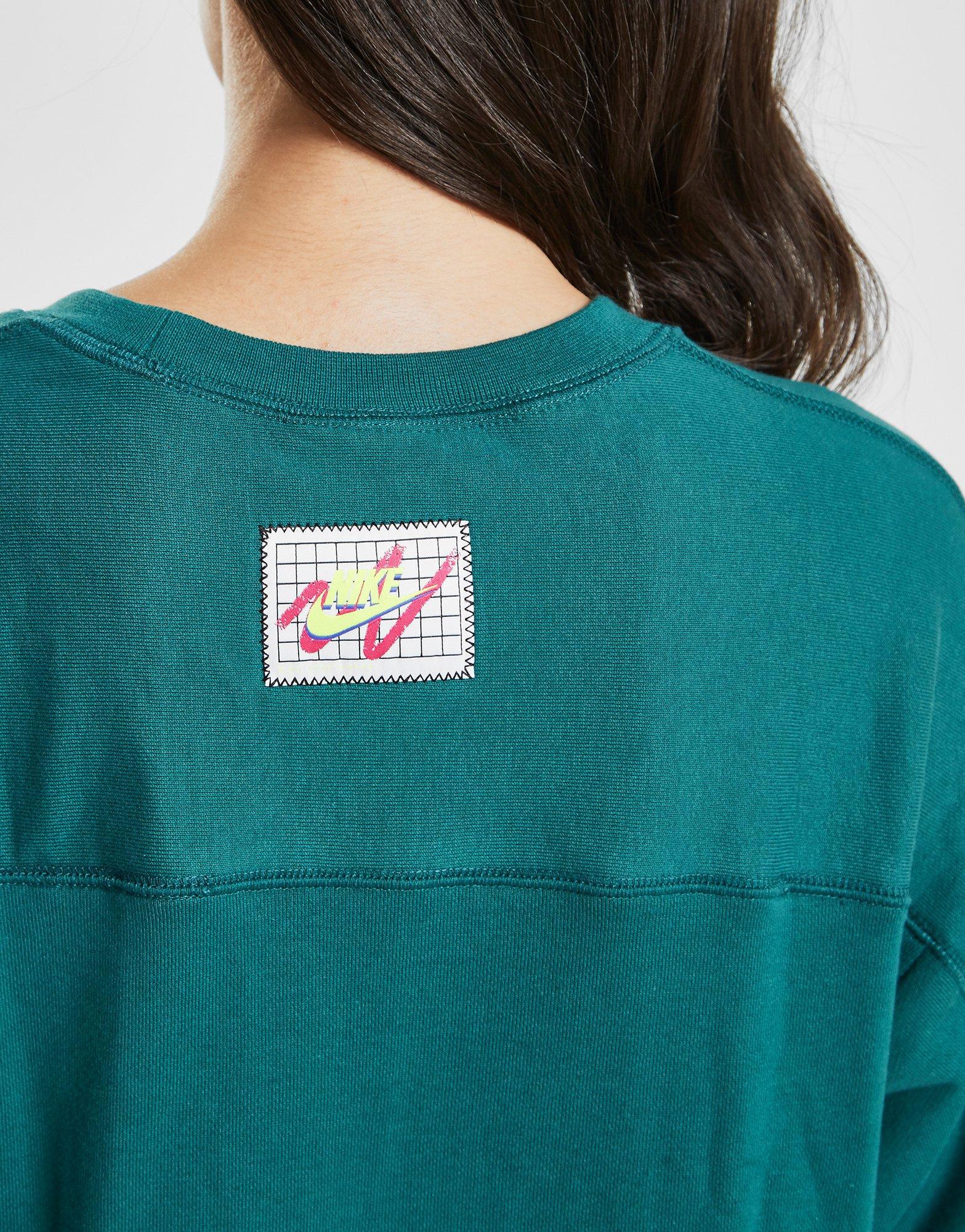 Parity Nike Archive Green Graphic Logo Sweatshirt Up To 65 Off [ 2000 x 1567 Pixel ]