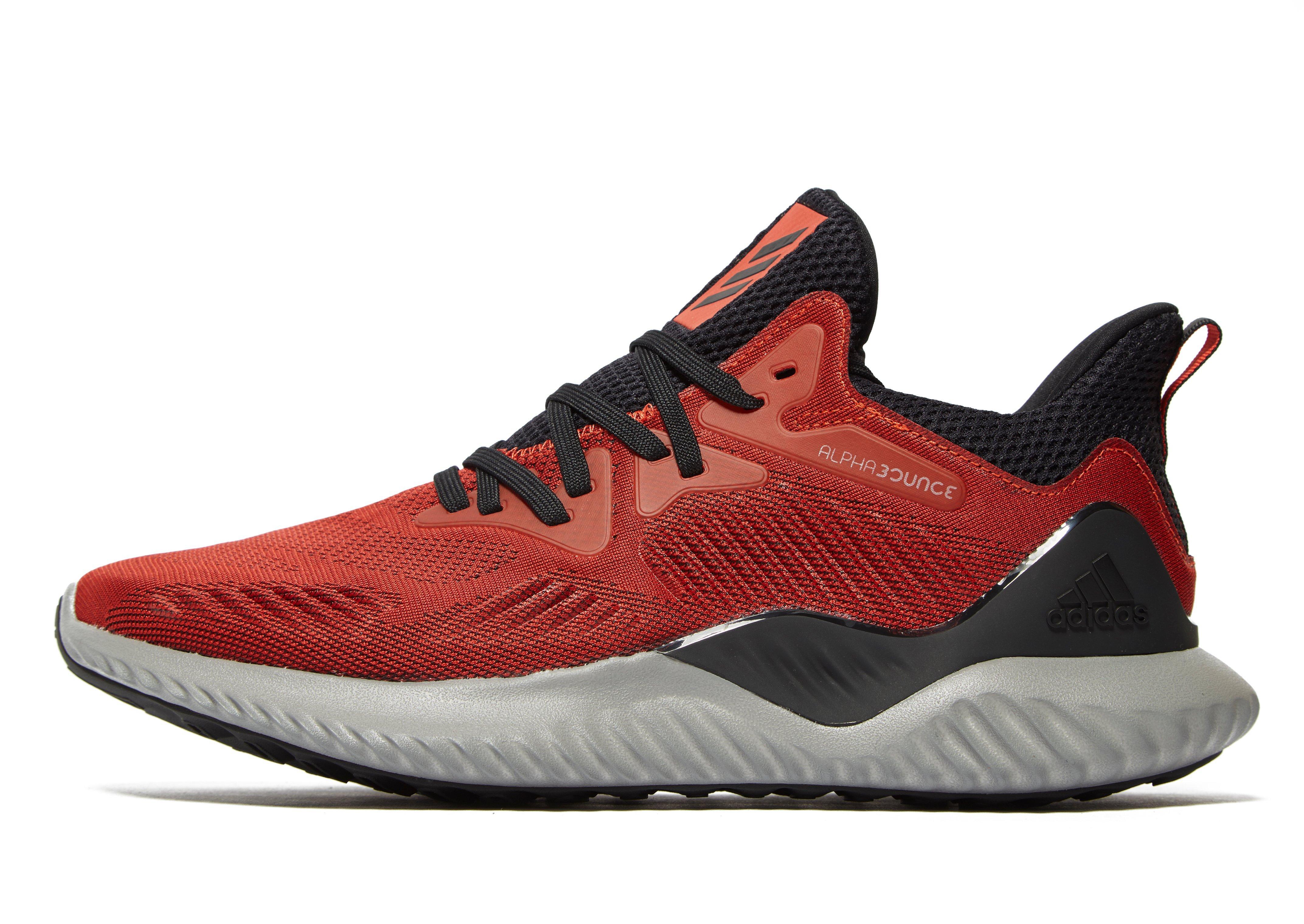 adidas bounce red black