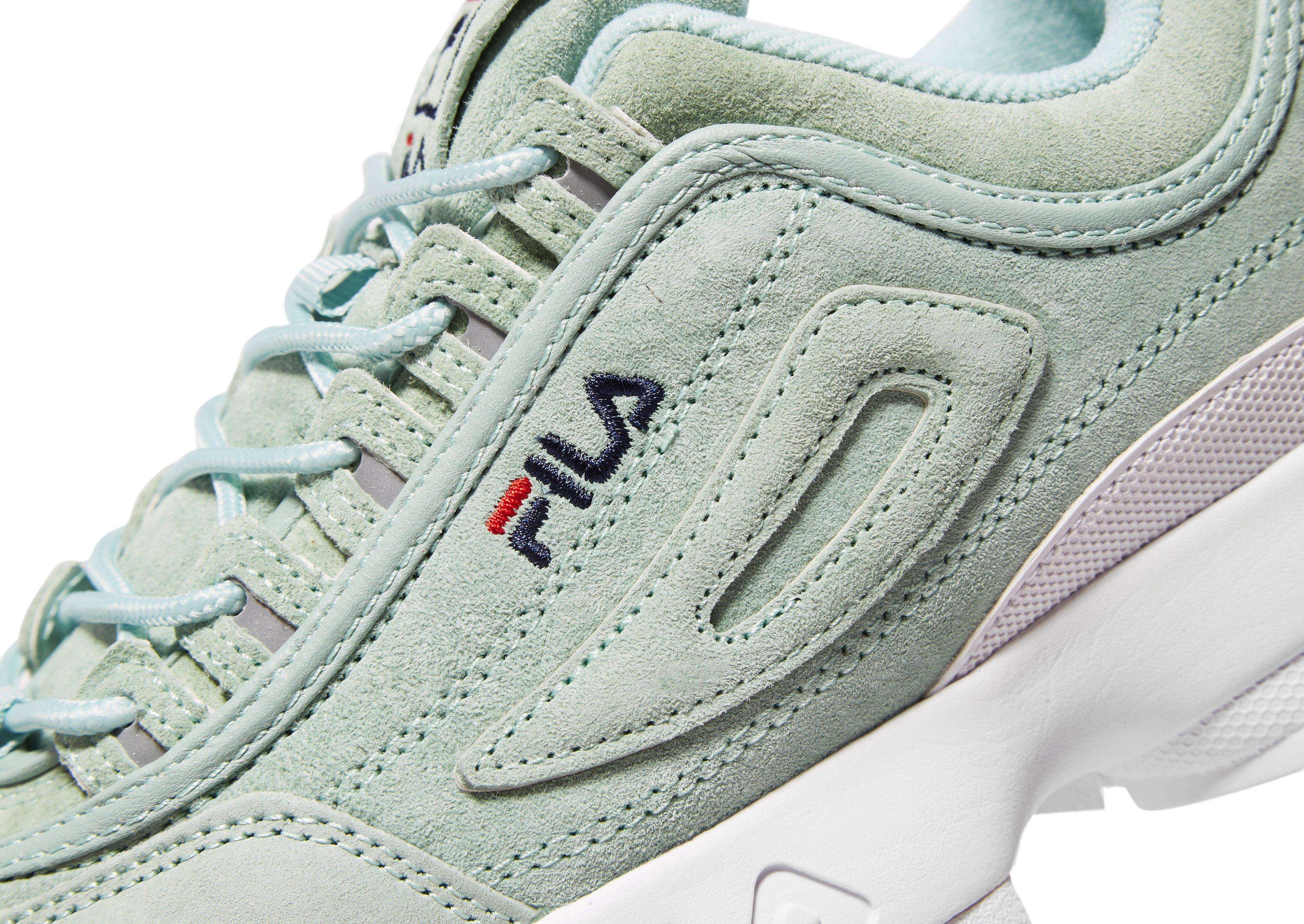 Fila Disruptor Green Suede Online Sale, UP TO 58% OFF