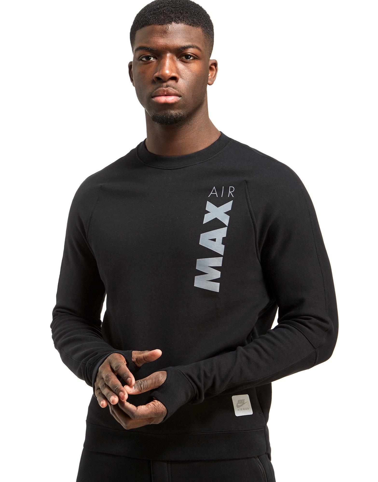 Nike Cotton Air Max Crew Sweatshirt in 