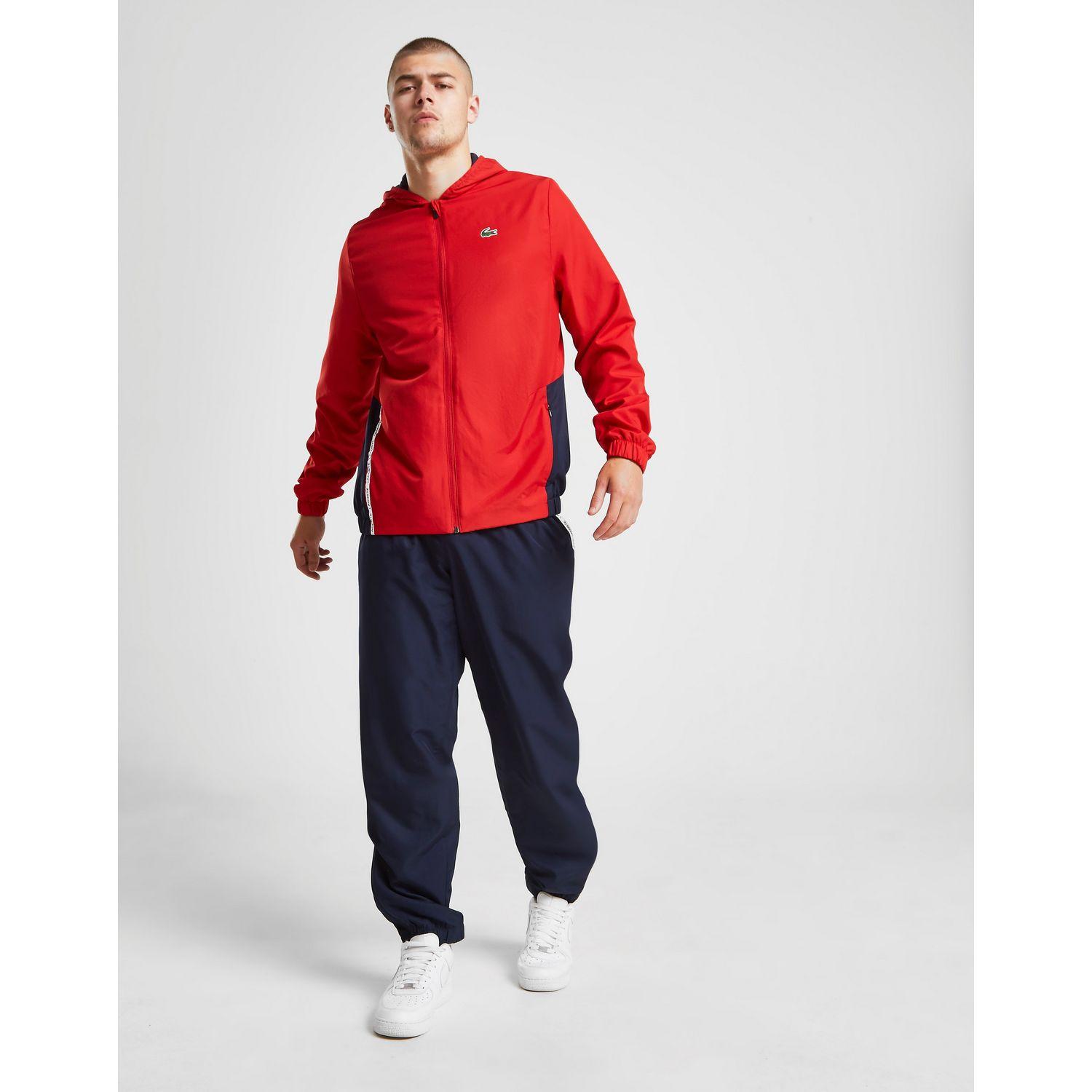 lacoste pocket tape tracksuit