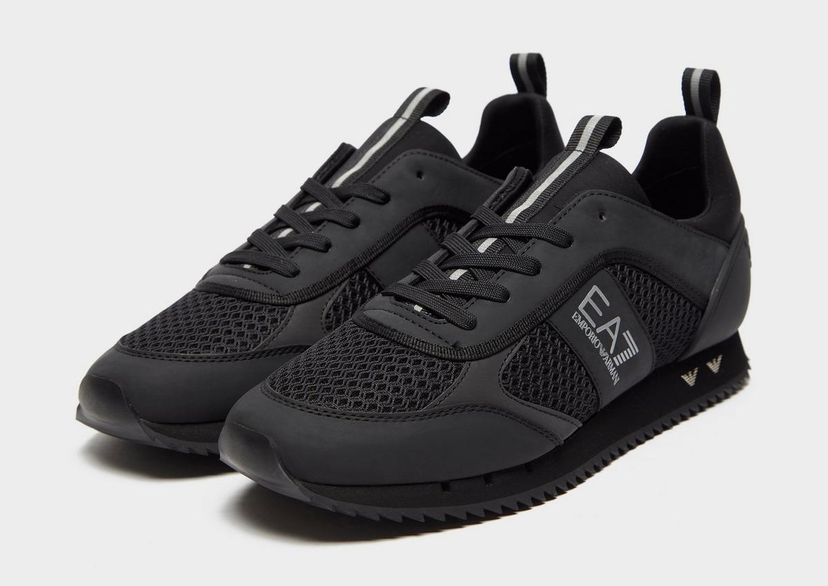 ea7 mesh run grey