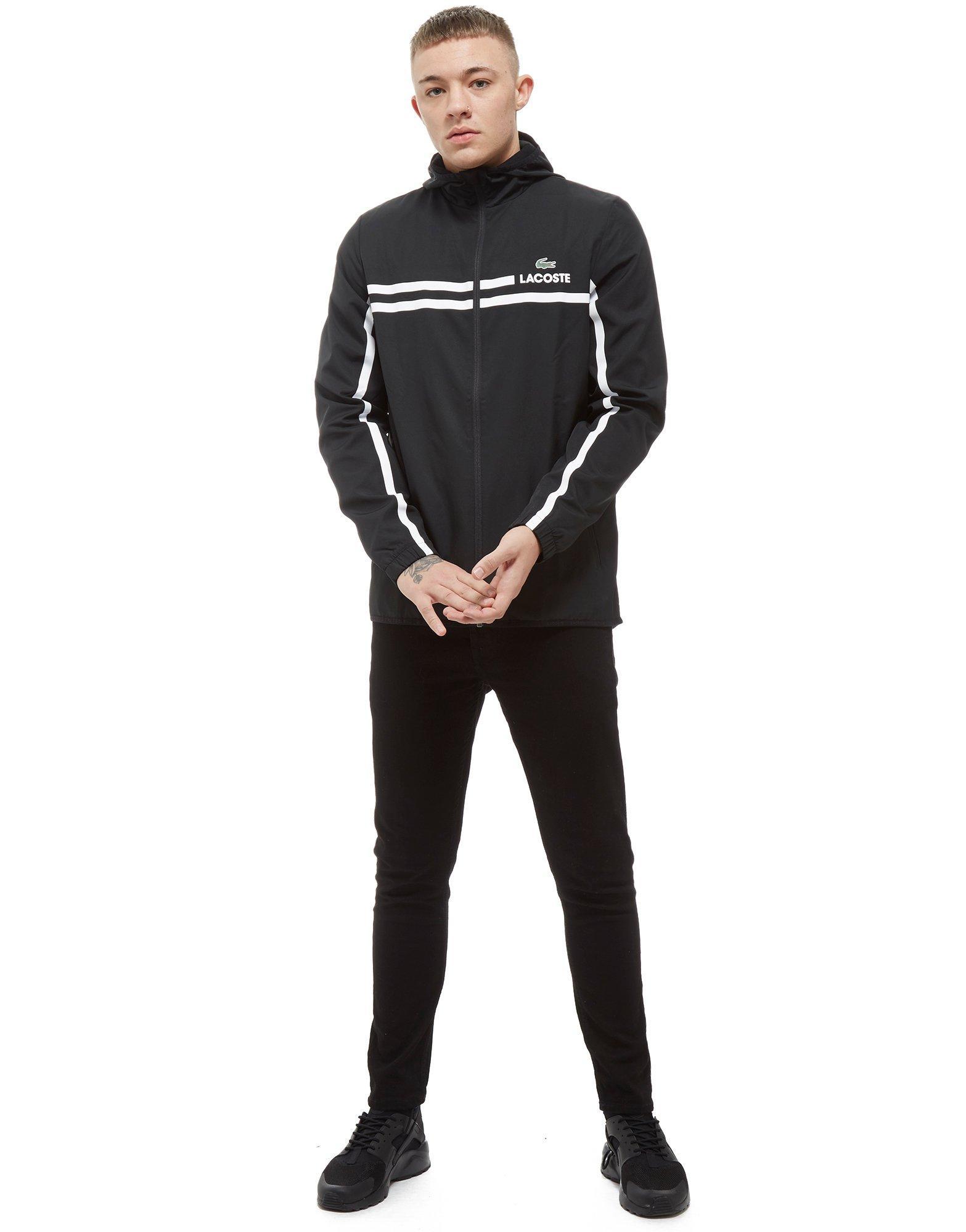 lacoste striped jacket