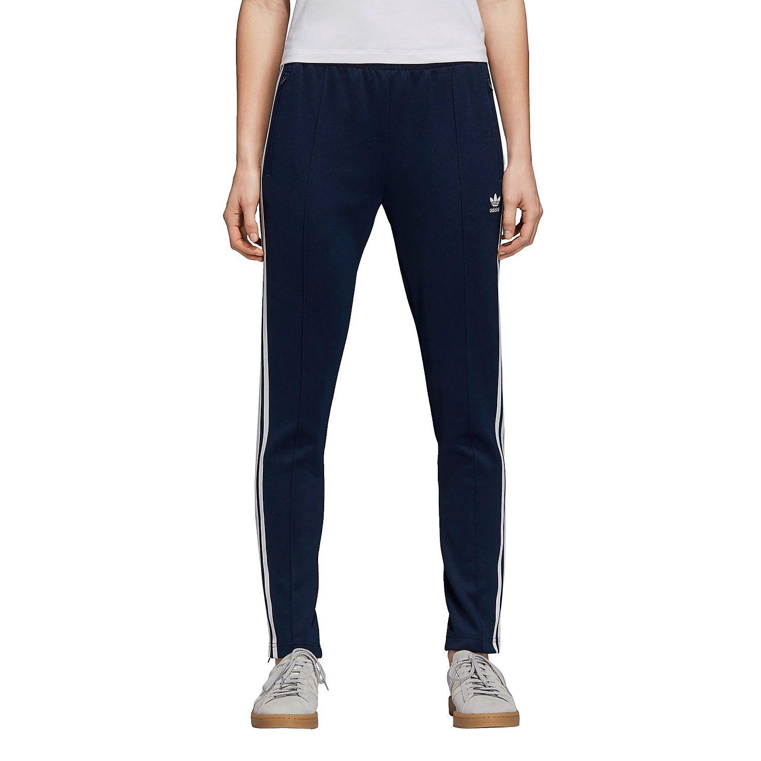 adidas blue sst track pants