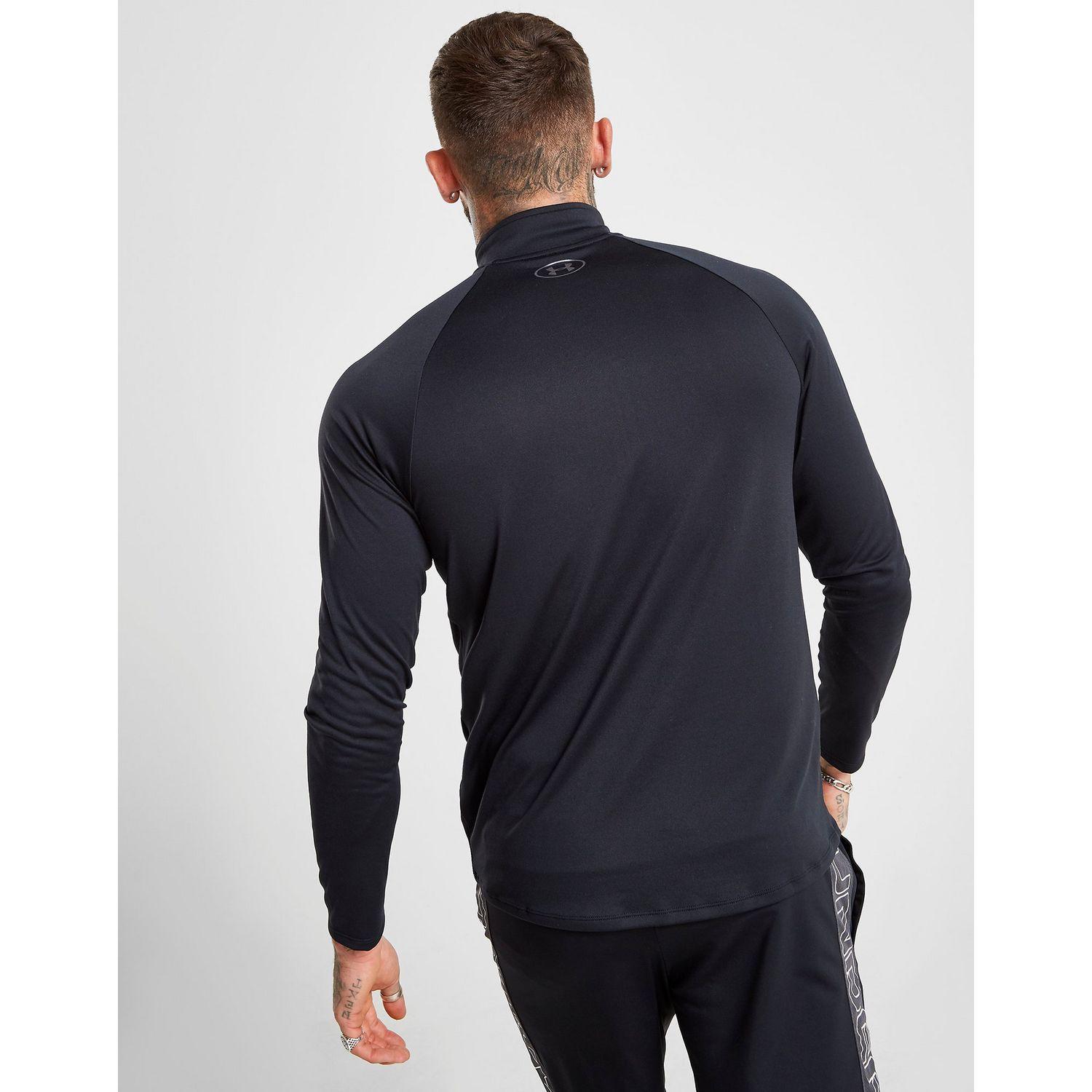under armour zip top black