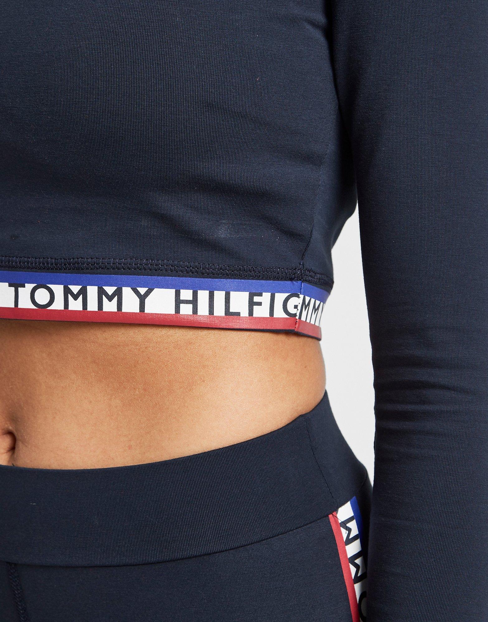 tommy hilfiger cropped long sleeve